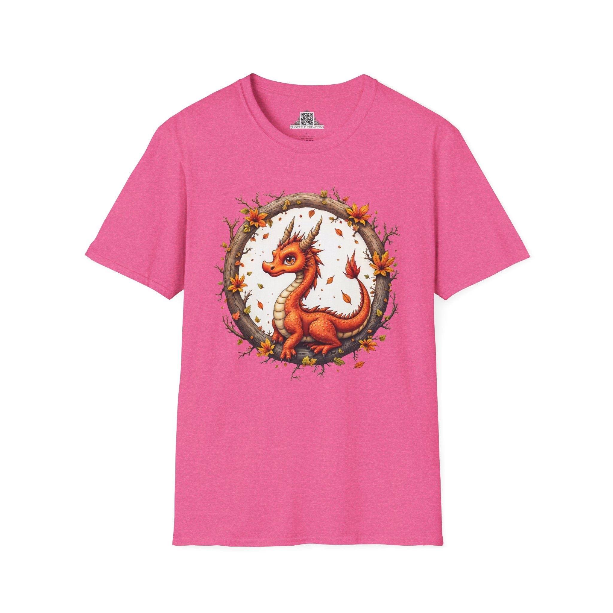 Printify T-Shirt S / Heather Heliconia Autumnfire  - Dragons & Magic T-Shirt