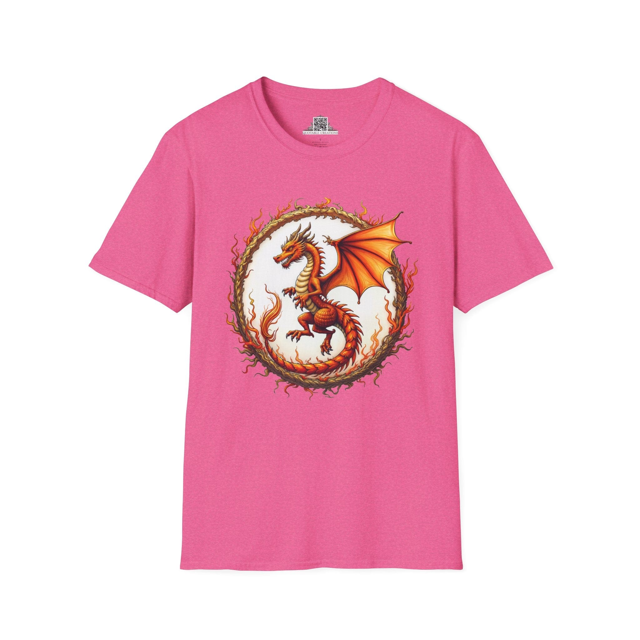 Printify T-Shirt S / Heather Heliconia Blazewing - Dragons & Magic T-Shirt