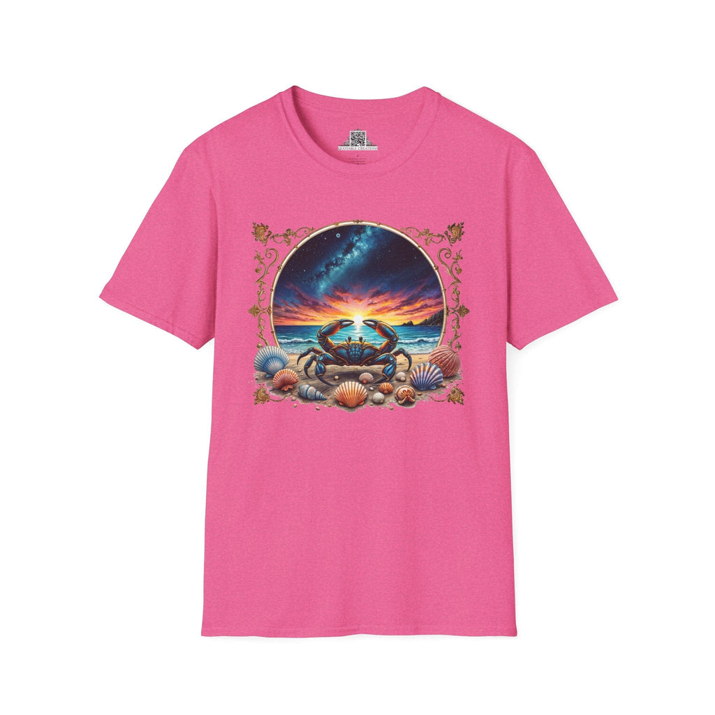 Printify T-Shirt S / Heather Heliconia Cancer Zodiac & Astrology - T-Shirt
