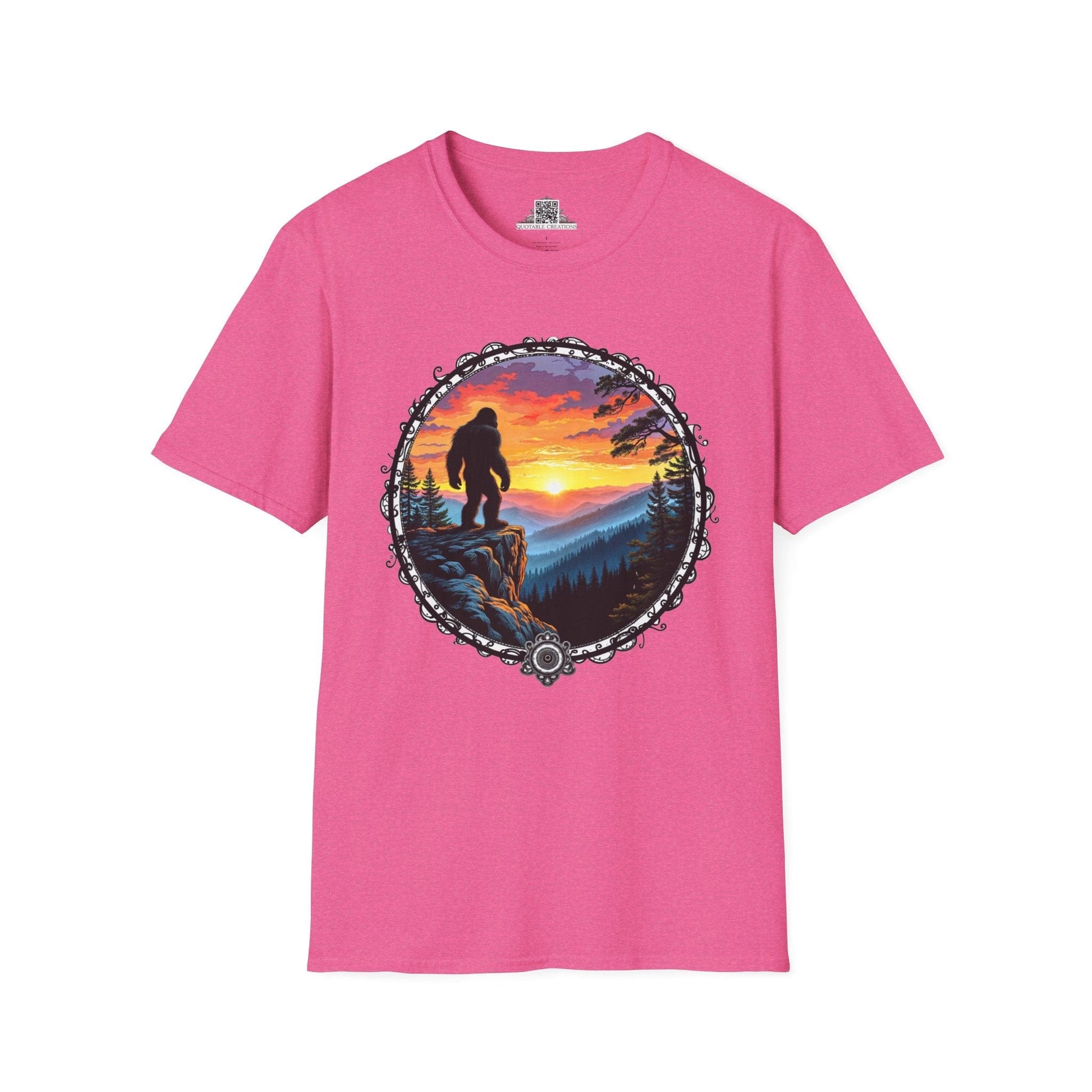 Printify T-Shirt S / Heather Heliconia Capture the Legend - Bigfoot & Legends T-Shirt