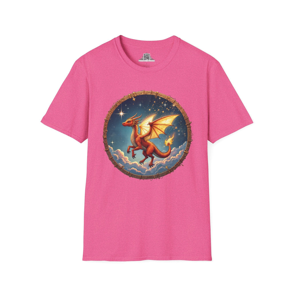 Printify T-Shirt S / Heather Heliconia Celestial Flame - Dragons & Magic T-Shirt