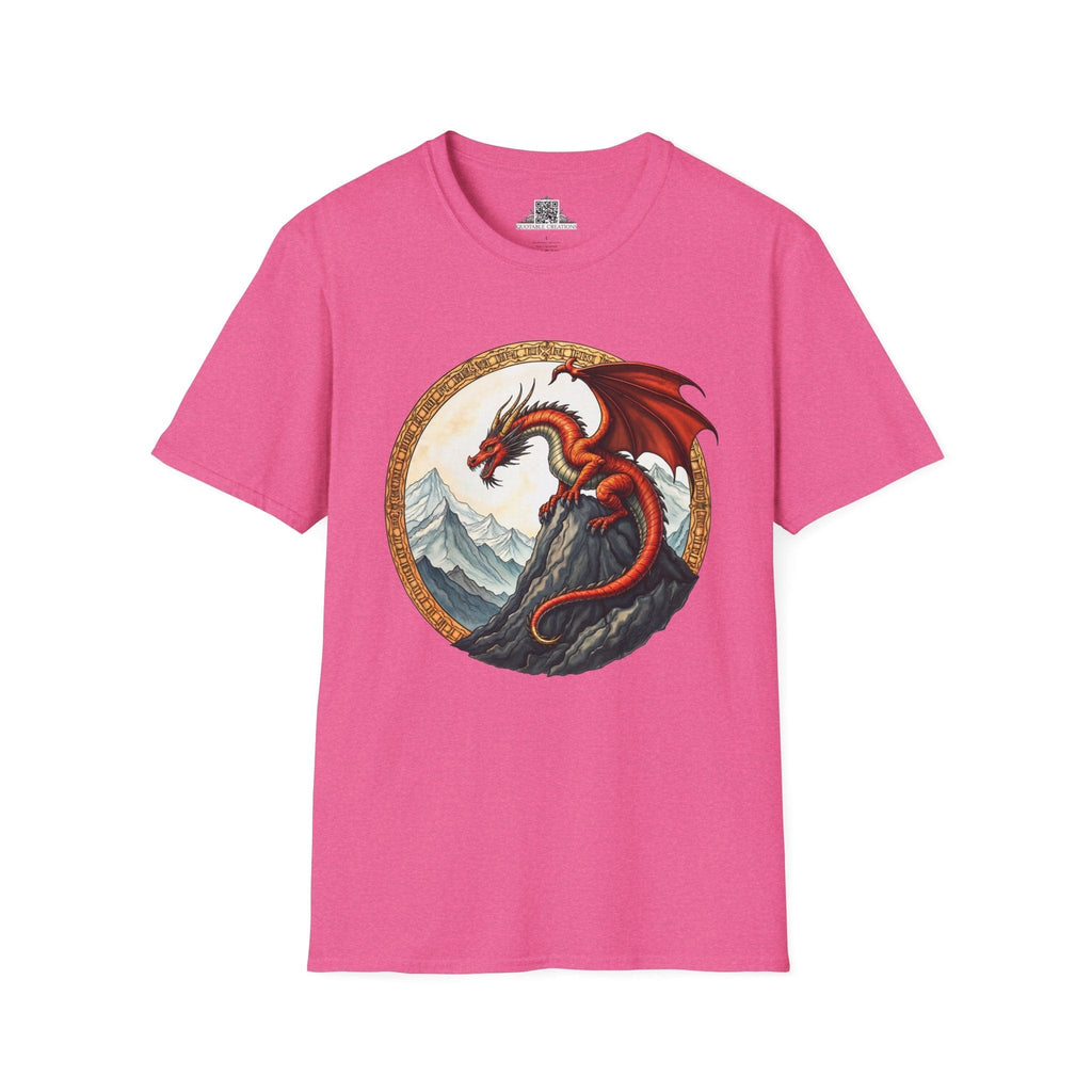 Printify T-Shirt S / Heather Heliconia Frostfire - Dragons & Magic T-Shirt
