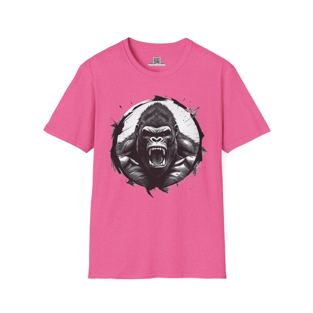 Printify T-Shirt S / Heather Heliconia Gorilla Wild Motivation - T-Shirt