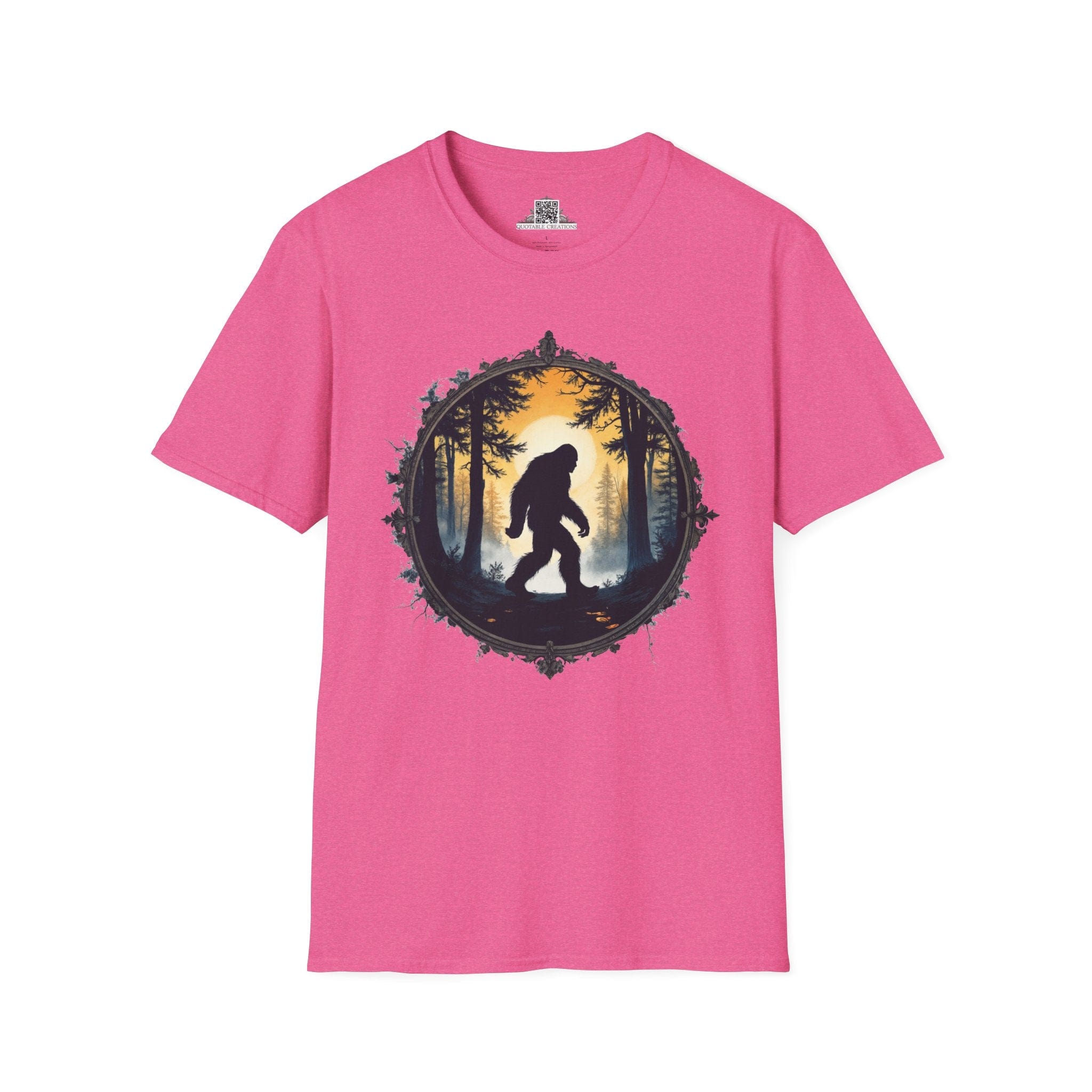 Printify T-Shirt S / Heather Heliconia In Search of Sasquatch - Bigfoot & Legends T-Shirt