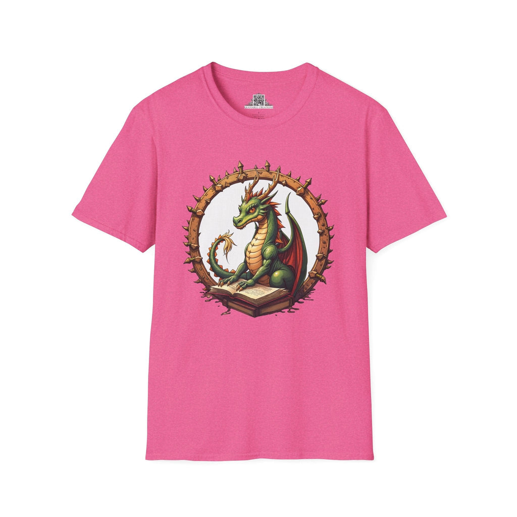 Printify T-Shirt S / Heather Heliconia Lorekeeper - Dragons & Magic T-Shirt
