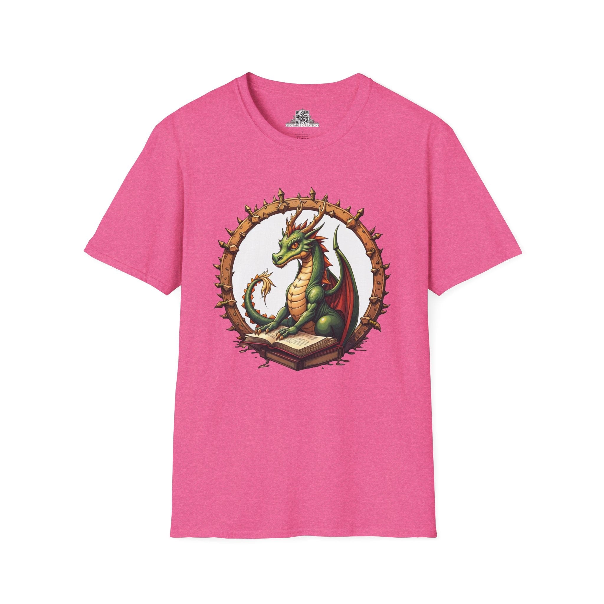 Printify T-Shirt S / Heather Heliconia Lorekeeper - Dragons & Magic T-Shirt