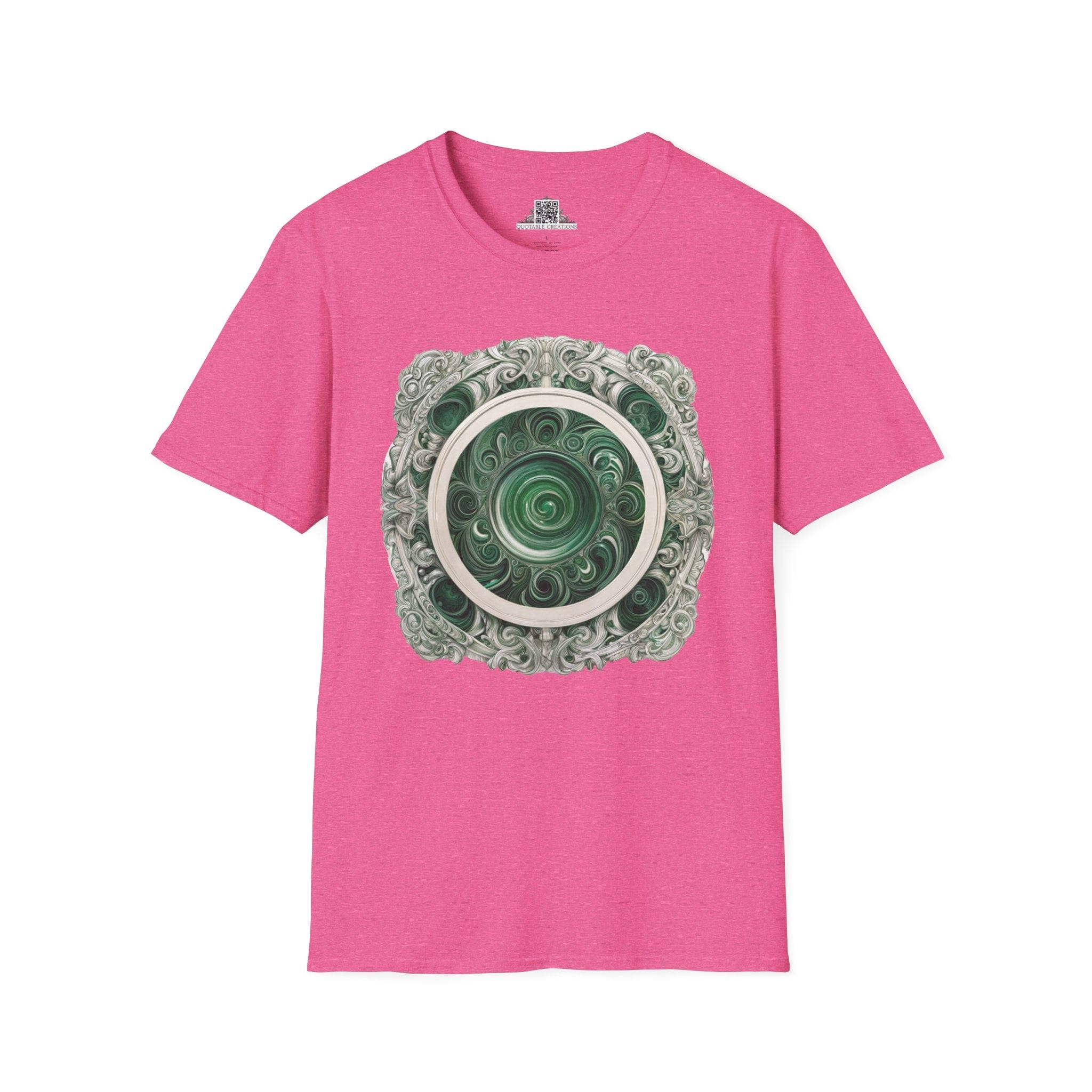Printify T-Shirt S / Heather Heliconia Malachite - Crystals & Gemstones T-Shirt