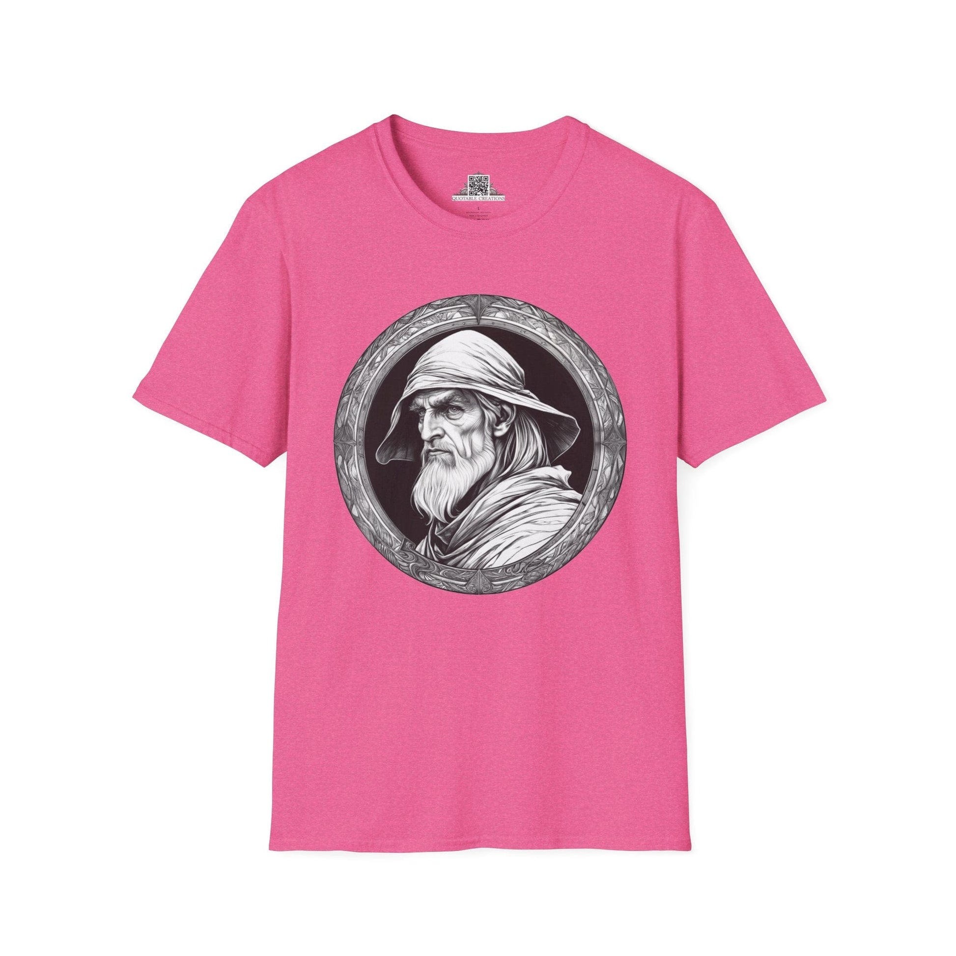 Printify T-Shirt S / Heather Heliconia Merlin Heroes & Quests - T-Shirt