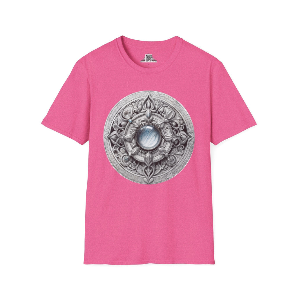 Printify T-Shirt S / Heather Heliconia Moonstone - Crystals & Gemstones T-Shirt