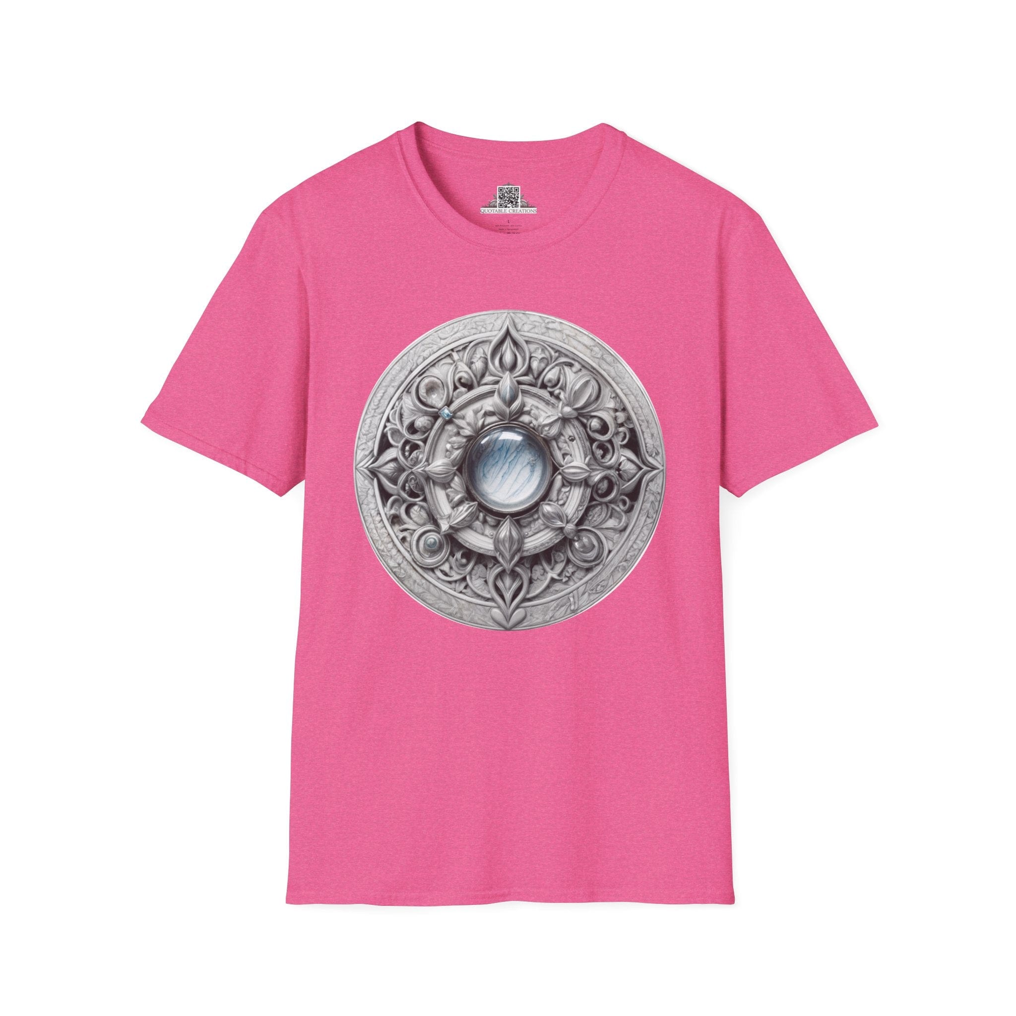 Printify T-Shirt S / Heather Heliconia Moonstone - Crystals & Gemstones T-Shirt
