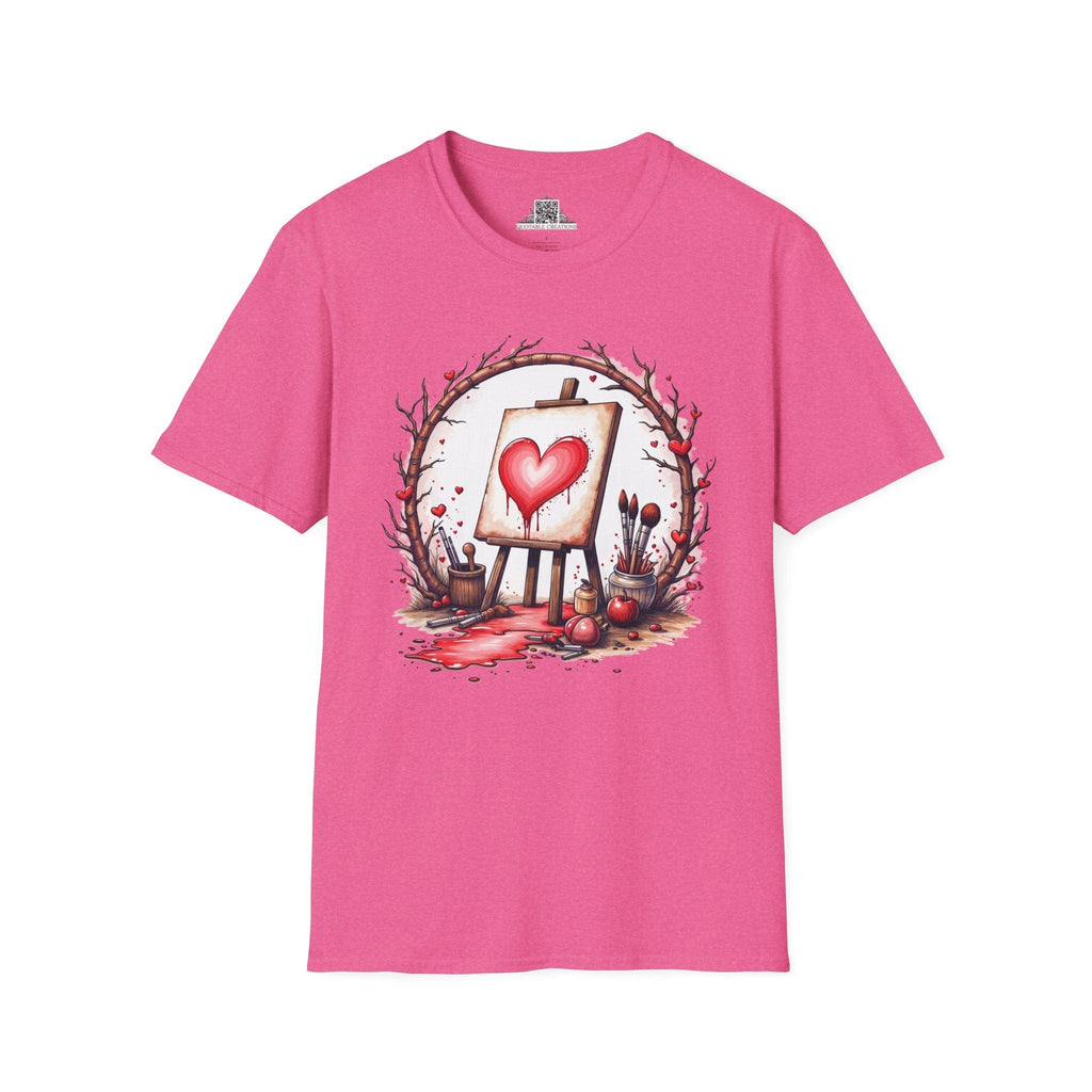 Printify T-Shirt S / Heather Heliconia My Masterpiece Art - Love & Fun T-Shirt