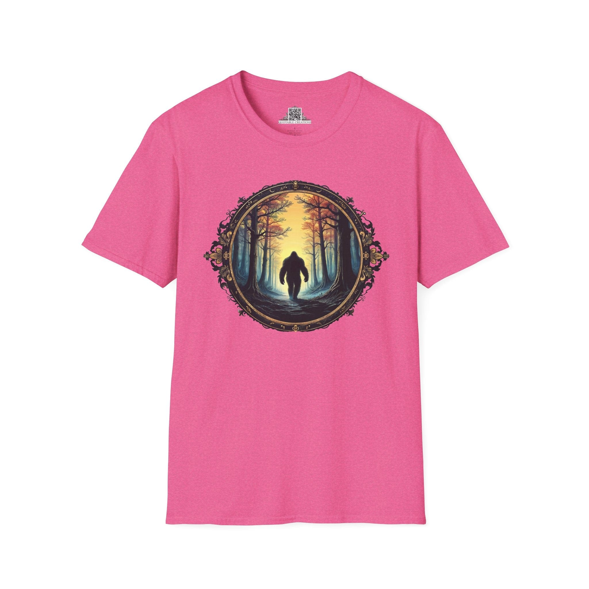 Printify T-Shirt S / Heather Heliconia Mystery of the Forest - Bigfoot & Legends T-Shirt