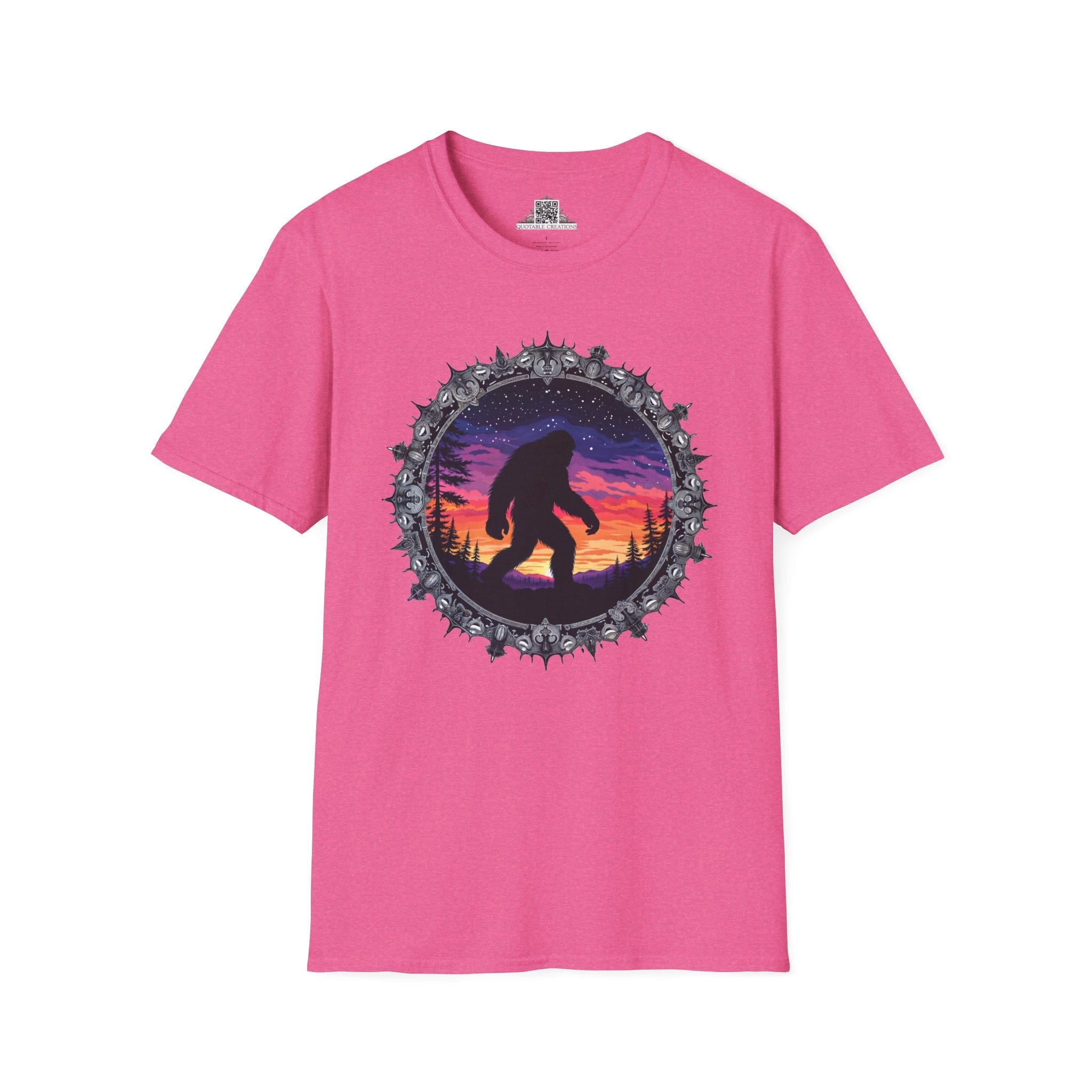 Printify T-Shirt S / Heather Heliconia Mythical & Mysterious - Bigfoot & Legends T-Shirt