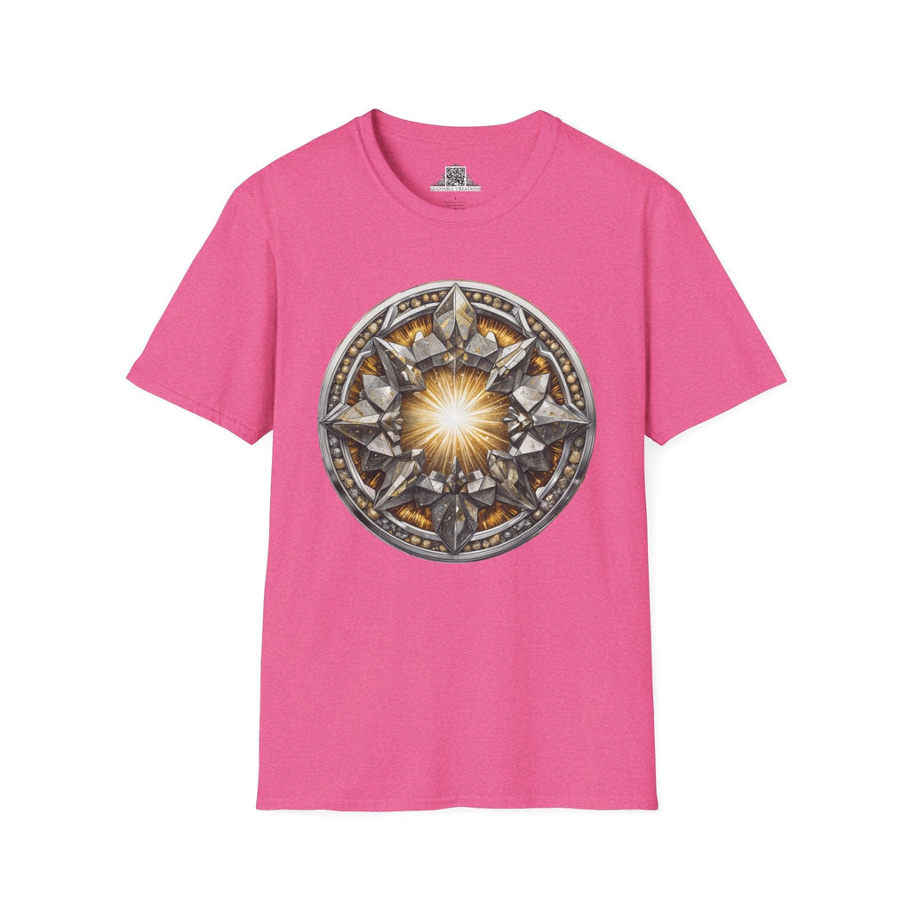 Printify T-Shirt S / Heather Heliconia Pyrite Crystals Gemstones - T-Shirt