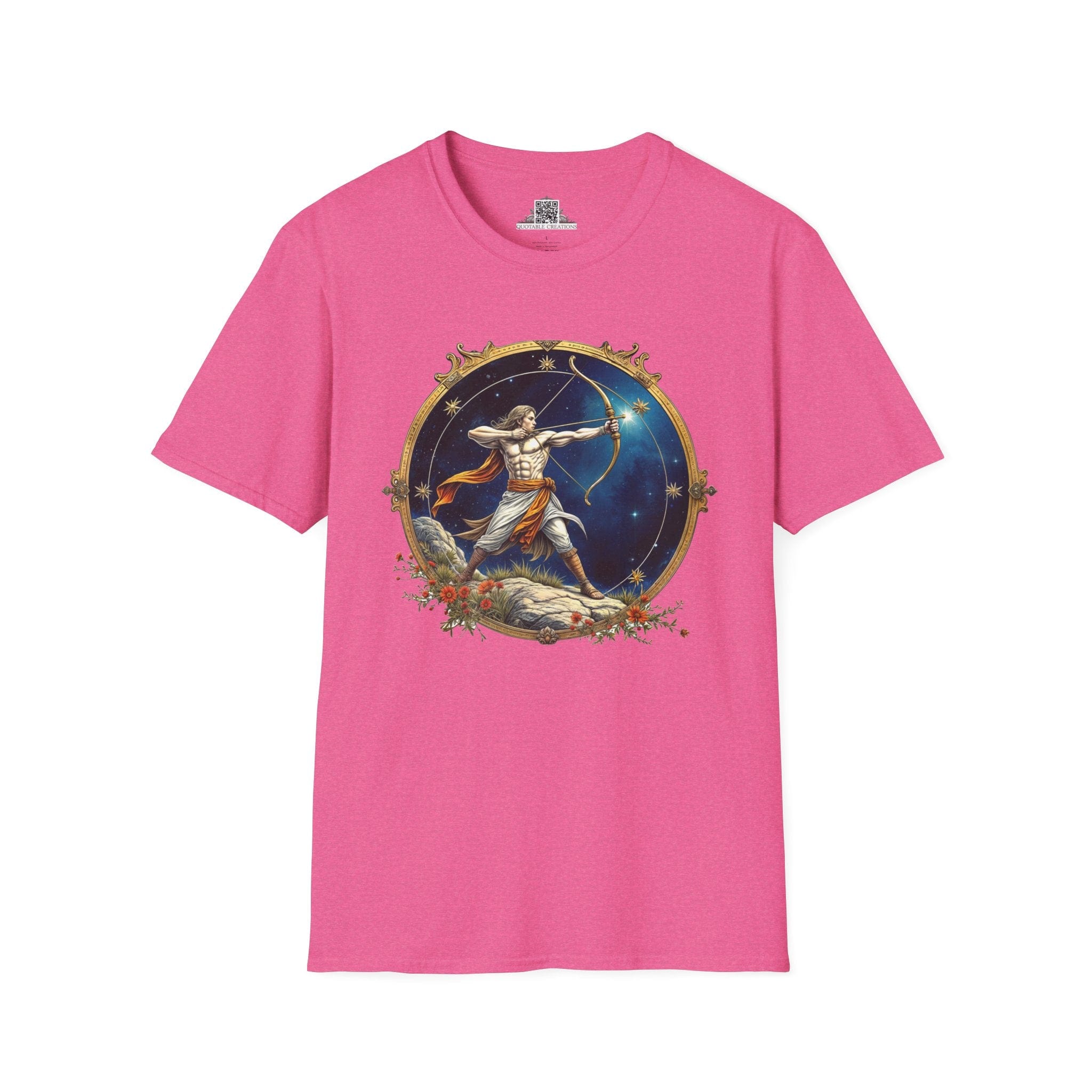Printify T-Shirt S / Heather Heliconia Sagittarius Zodiac Astrology - T-Shirt