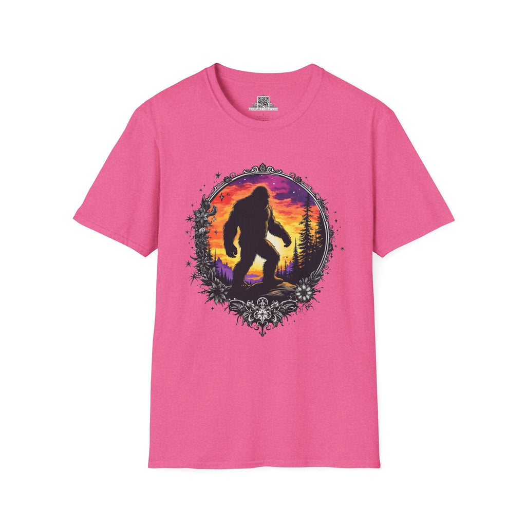 Printify T-Shirt S / Heather Heliconia Sasquatch Sightings - Bigfoot & Legends T-Shirt