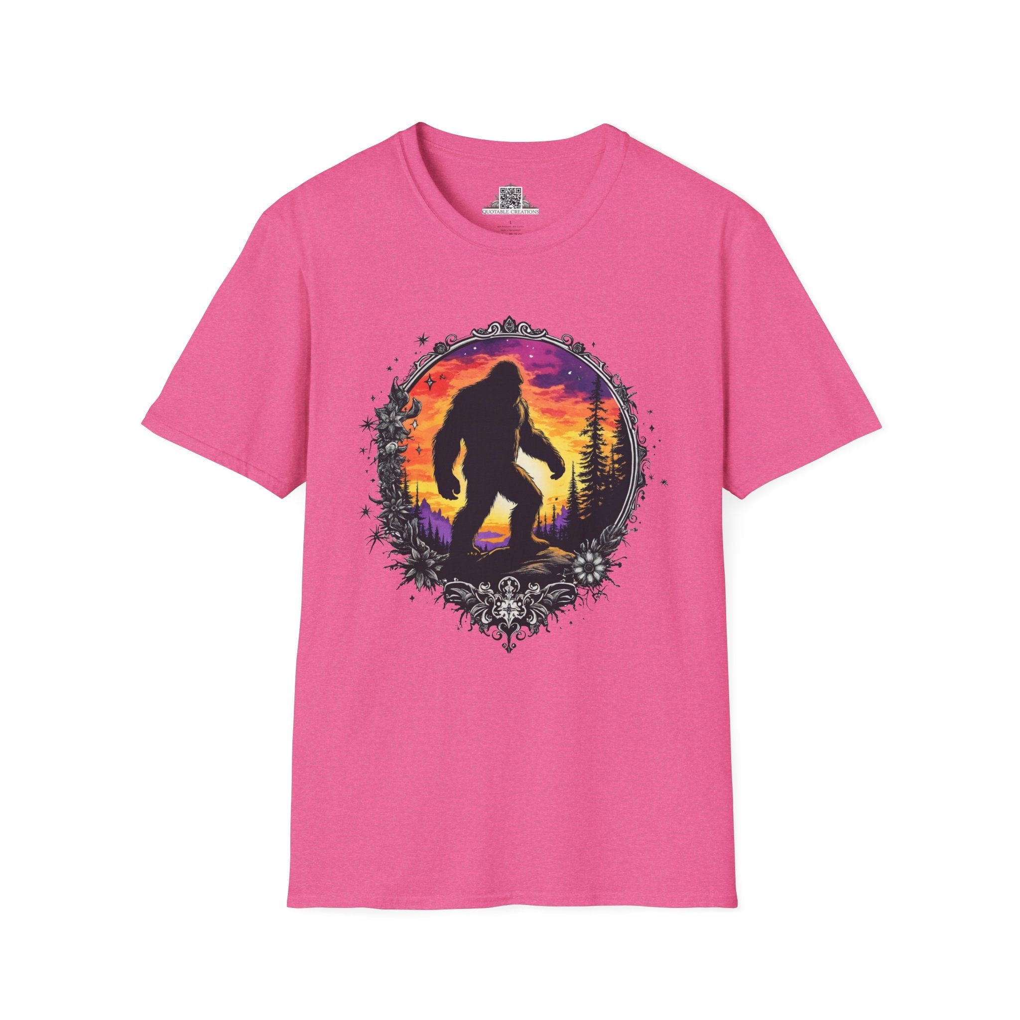 Printify T-Shirt S / Heather Heliconia Sasquatch Sightings - Bigfoot & Legends T-Shirt