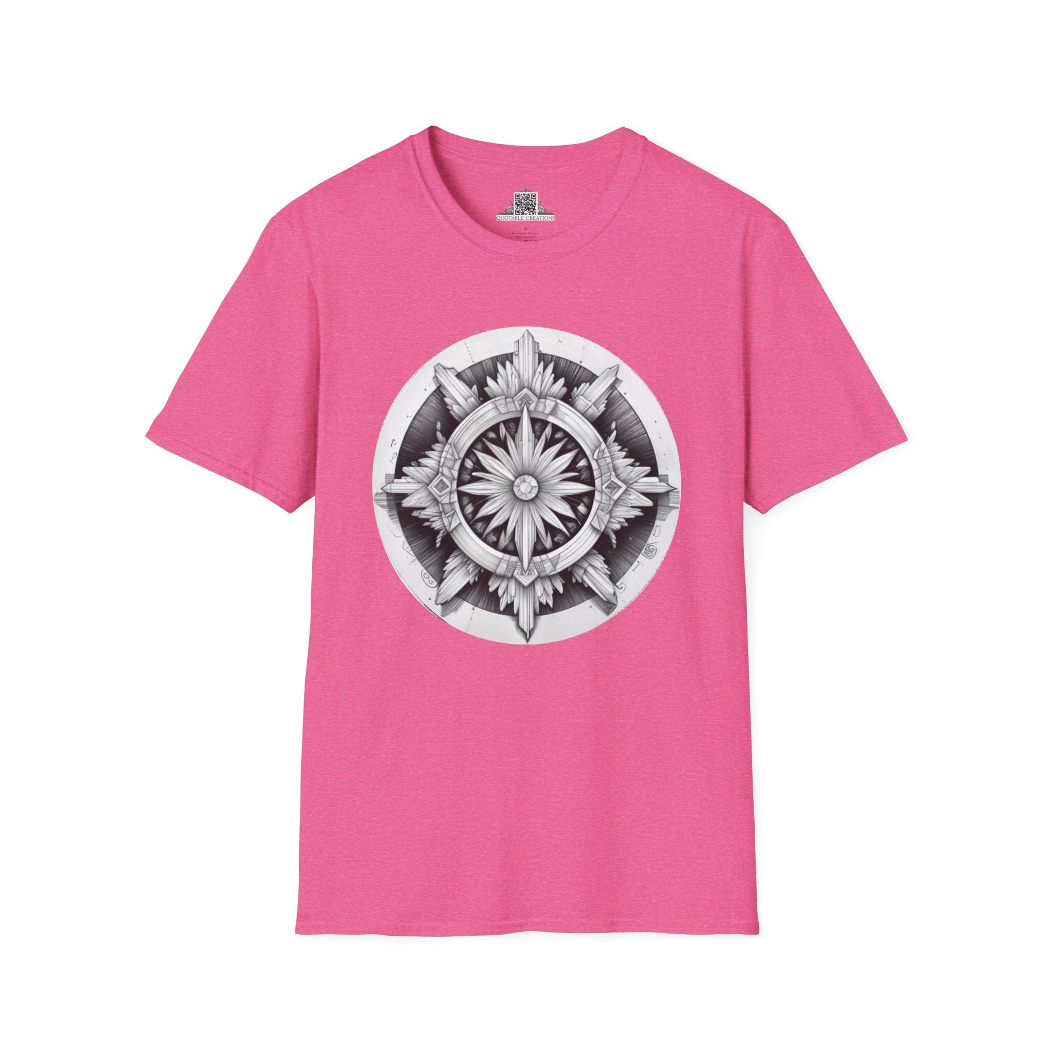 Printify T-Shirt S / Heather Heliconia Selenite - Crystals & Gemstones T-Shirt