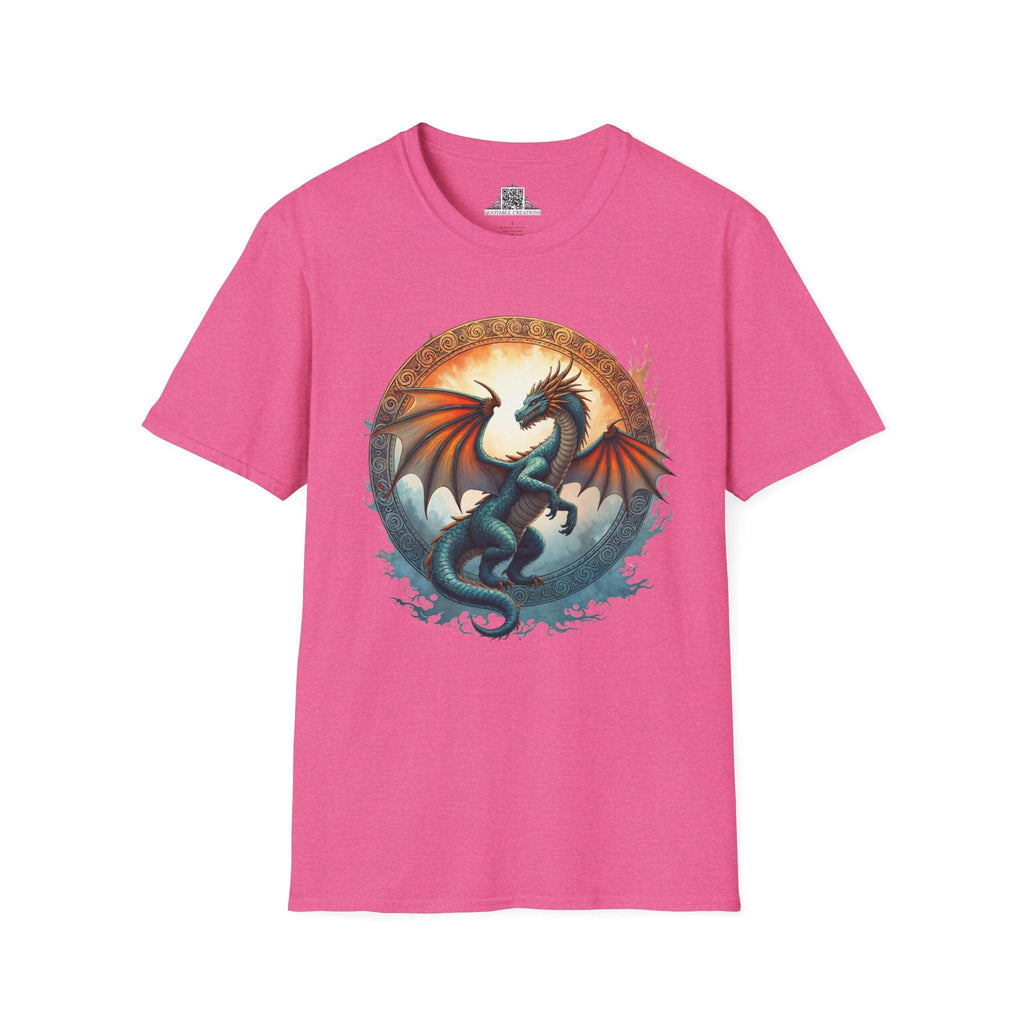 Printify T-Shirt S / Heather Heliconia Skyfire - Dragons & Magic T-Shirt