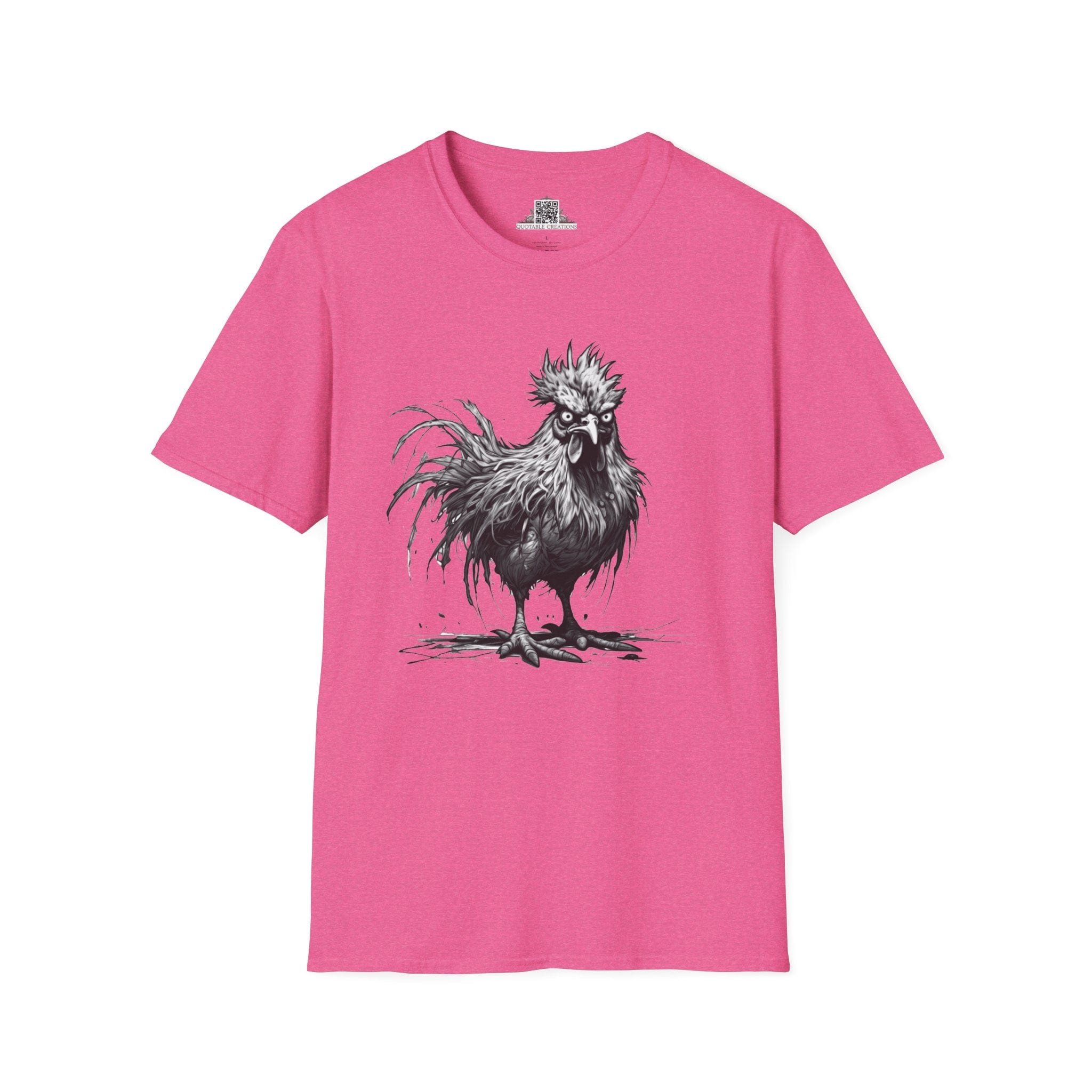 Printify T-Shirt S / Heather Heliconia T-Shirt - I'm Fine Chicken - Everything's Fine