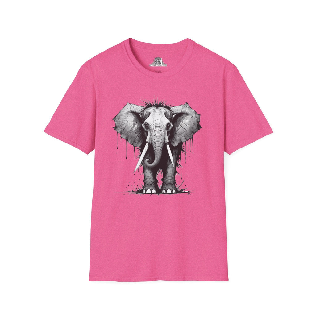 Printify T-Shirt S / Heather Heliconia T-Shirt - I'm Fine Elephant - Everything's Fine