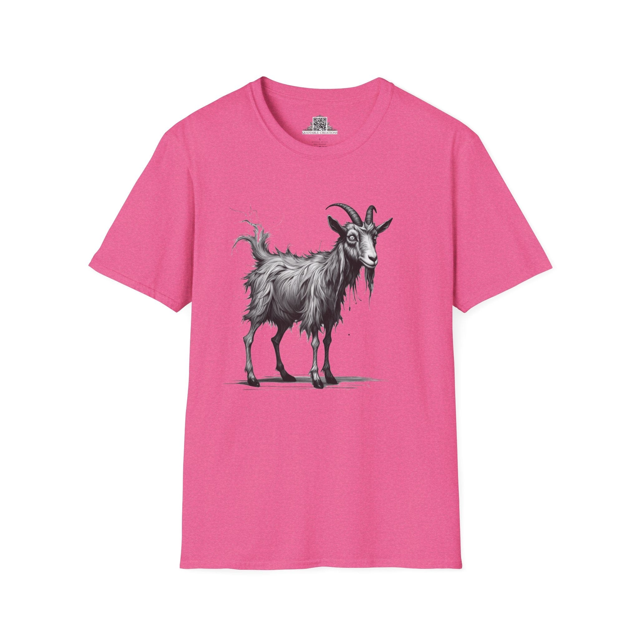 Printify T-Shirt S / Heather Heliconia T-Shirt - I'm Fine Goat - Everything's Fine