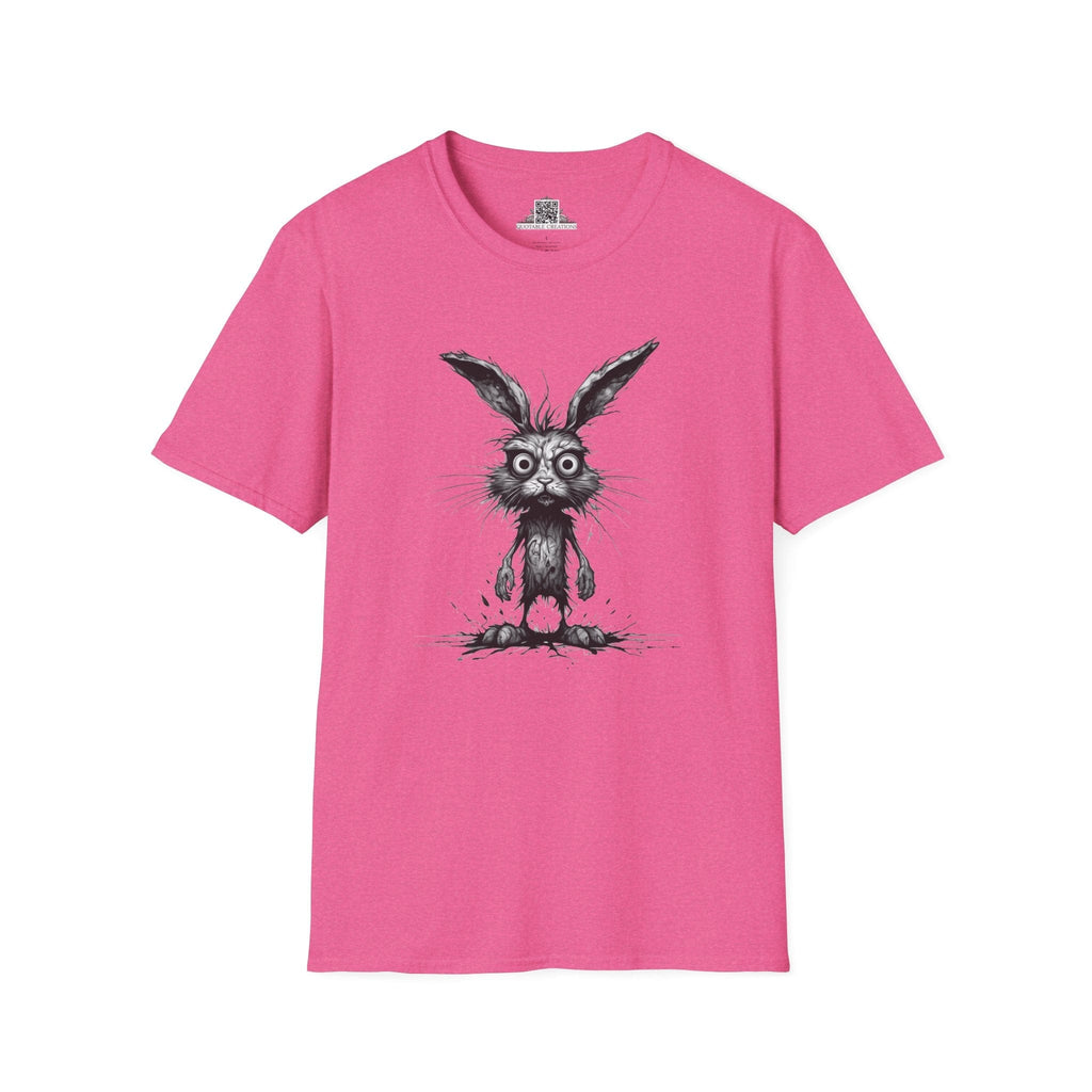 Printify T-Shirt S / Heather Heliconia T-Shirt - I'm Fine Rabbit - Everything's Fine