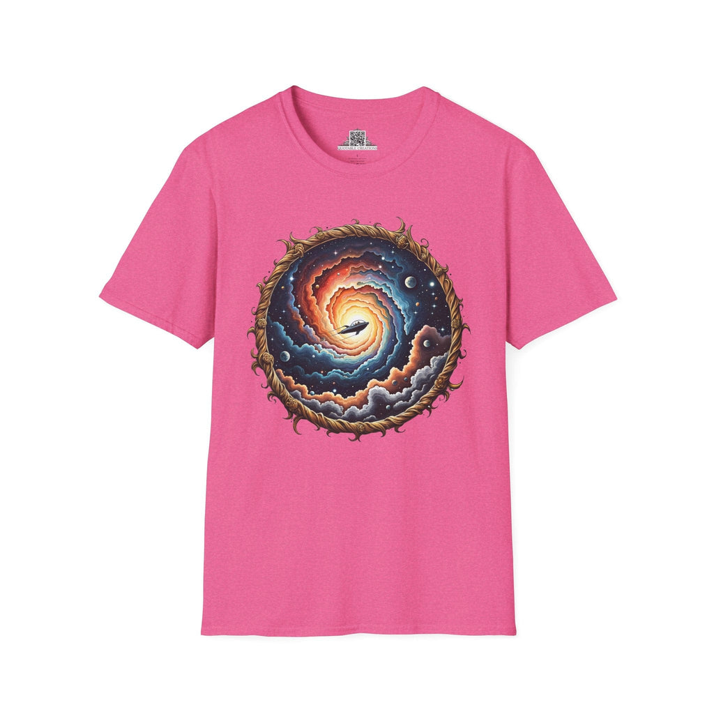 Printify T-Shirt S / Heather Heliconia The Answers Are Up There UFO & Cosmic - T-Shirt
