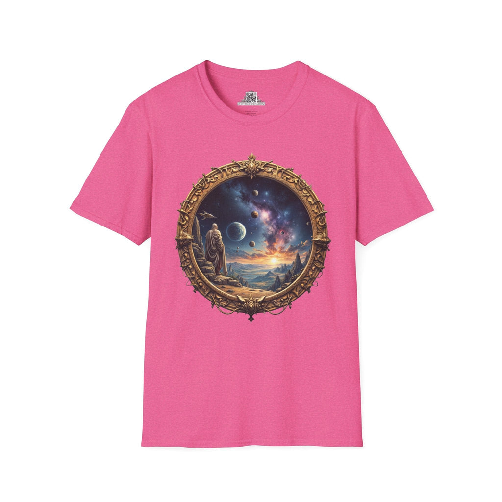 Printify T-Shirt S / Heather Heliconia They Exist UFO & Cosmic - T-Shirt