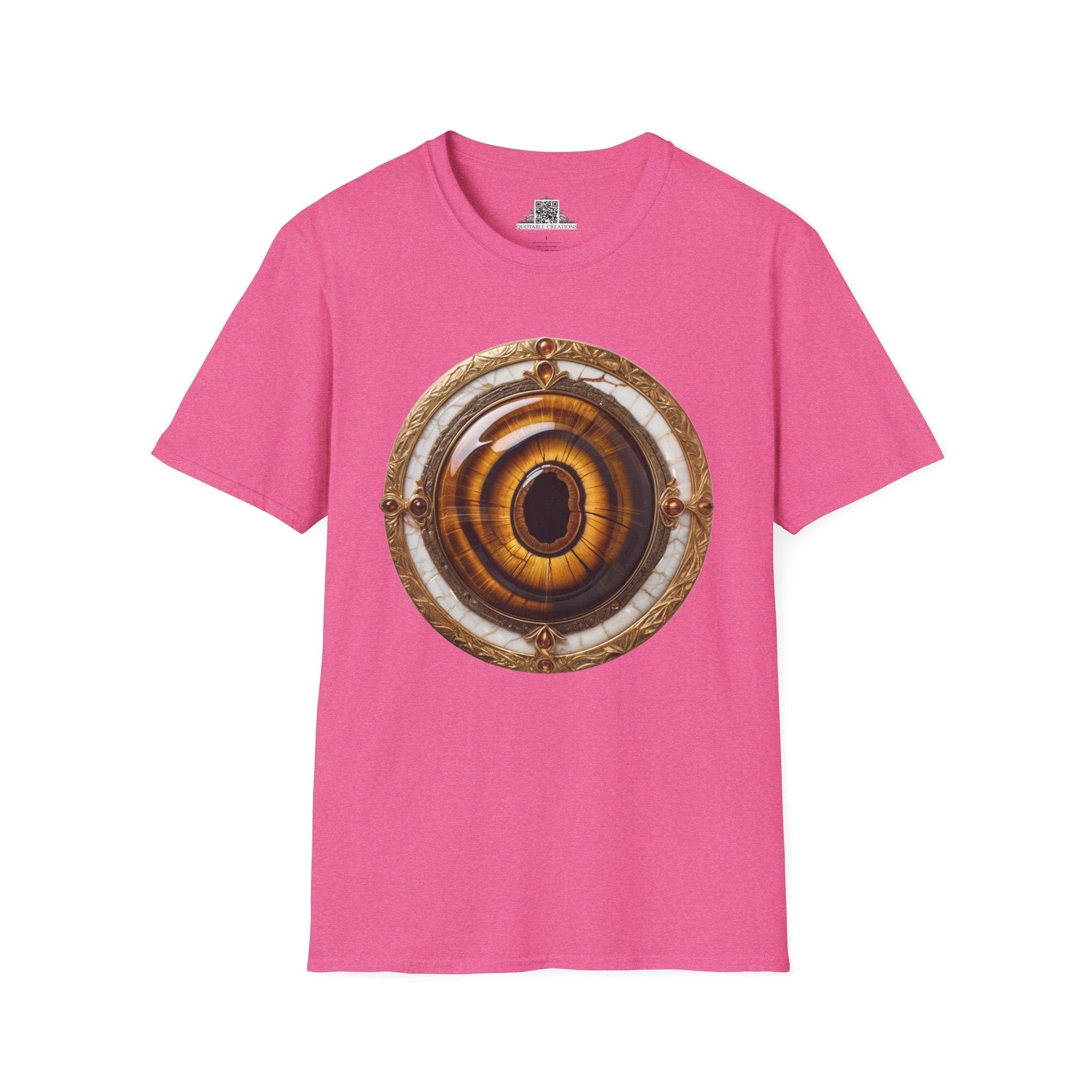 Printify T-Shirt S / Heather Heliconia Tiger's Eye Crystals Gemstones - T-Shirt