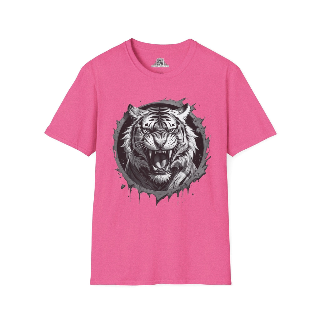 Printify T-Shirt S / Heather Heliconia Tiger Wild Motivation - T-Shirt