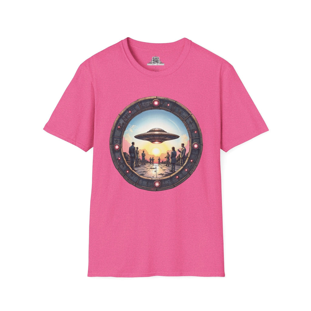 Printify T-Shirt S / Heather Heliconia UFO Area 51 Mystery UFO & Cosmic - T-Shirt