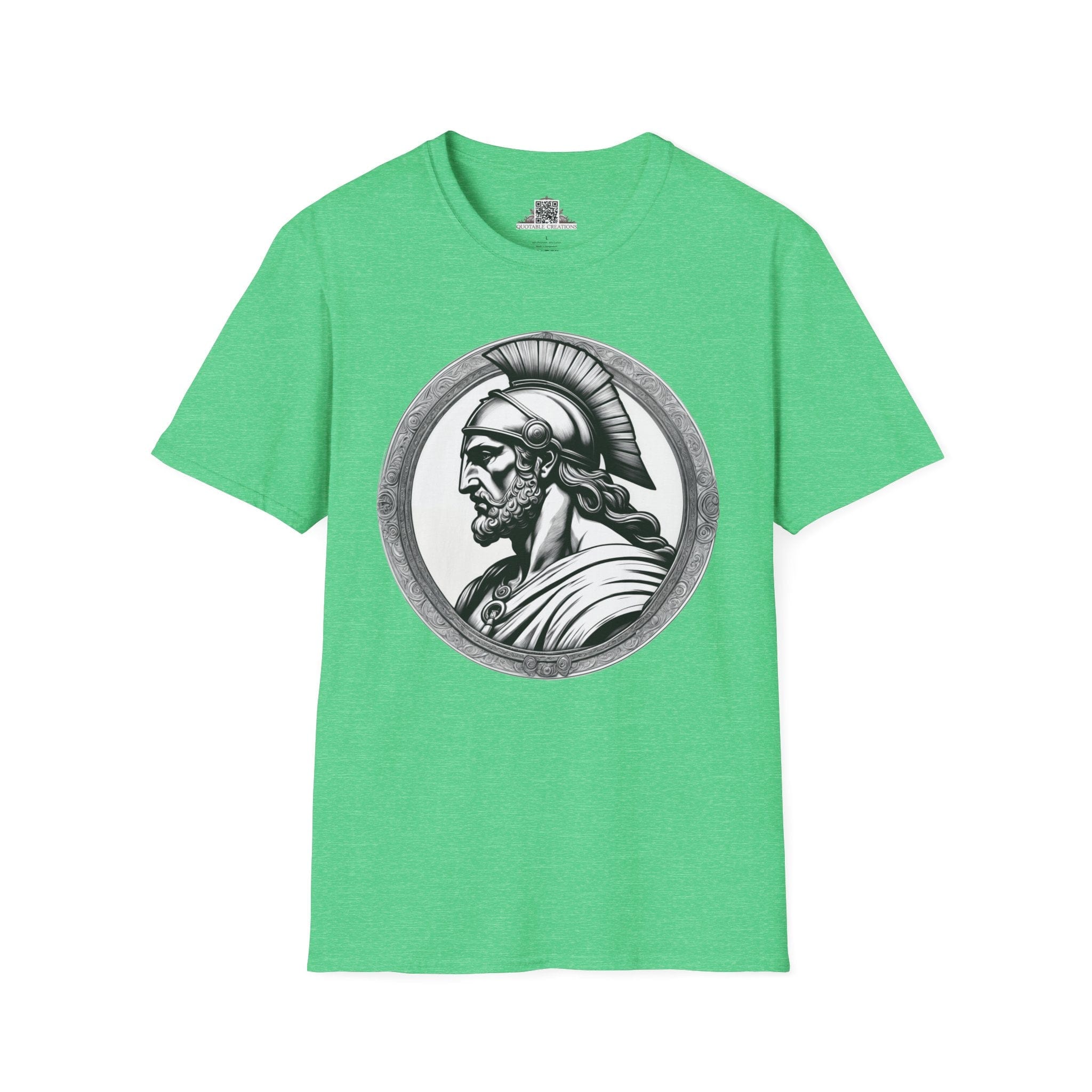 Printify T-Shirt S / Heather Irish Green Achilles Heroes & Quests - T-Shirt