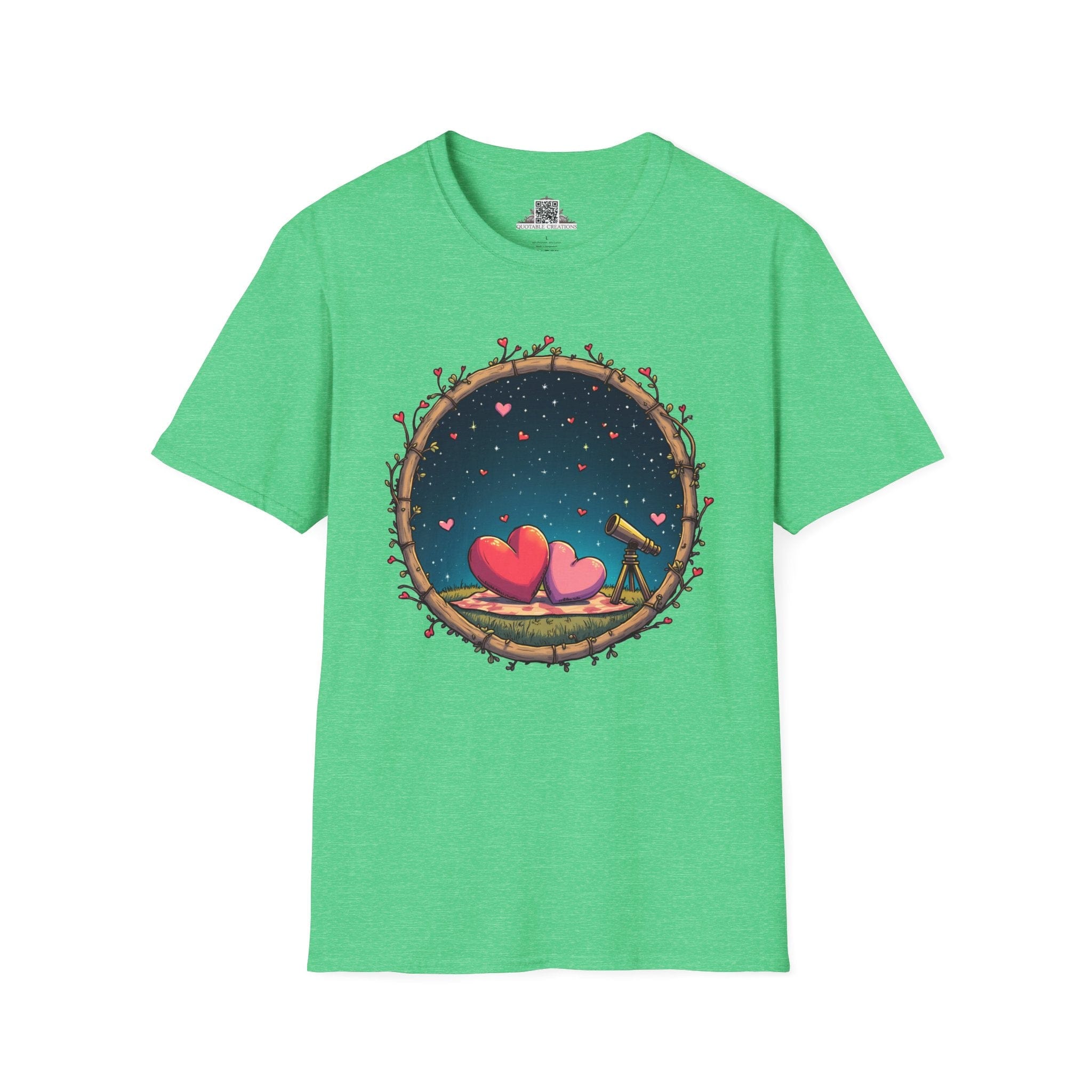 Printify T-Shirt S / Heather Irish Green Astrological Love - Love & Fun T-Shirt