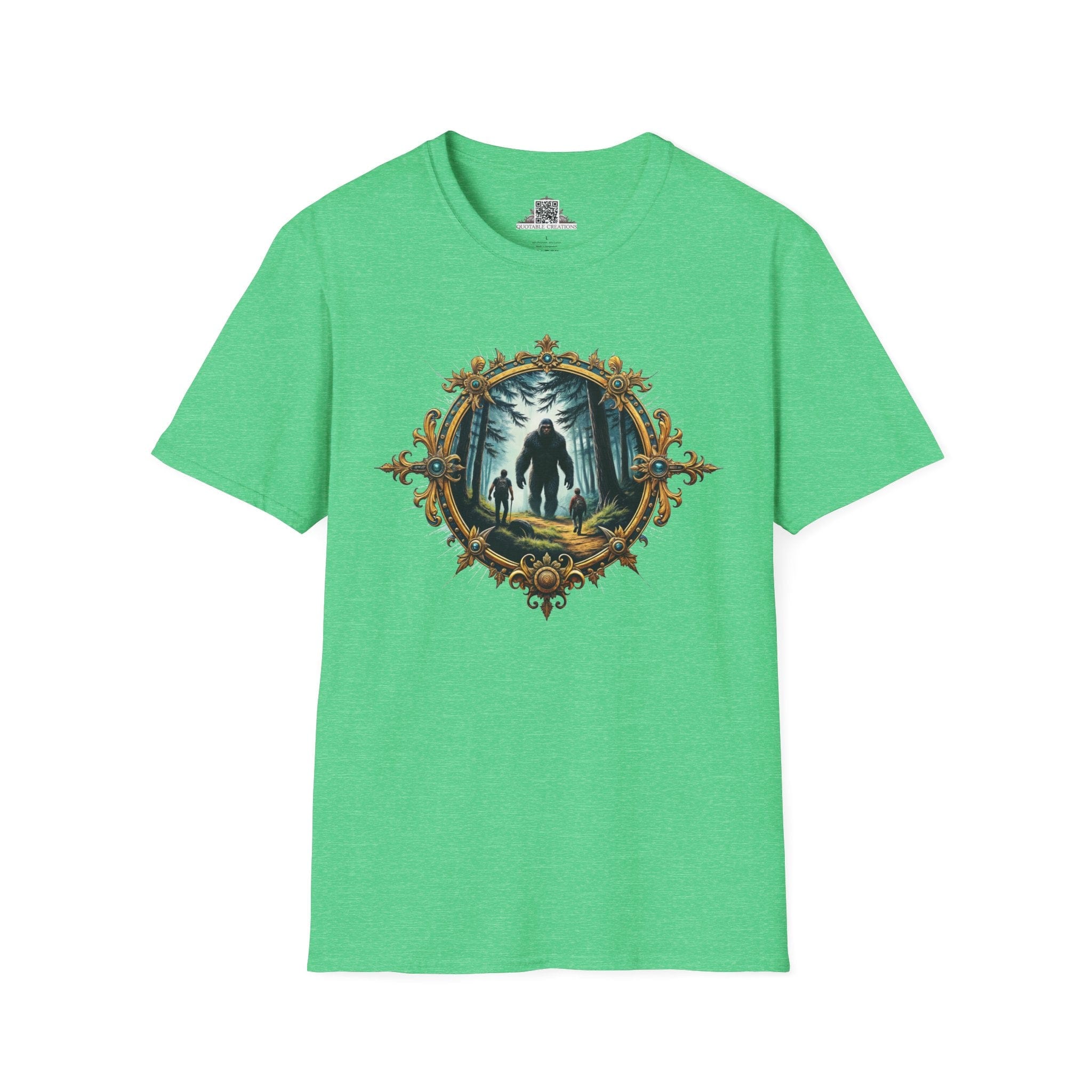 Printify T-Shirt S / Heather Irish Green Bigfoot Encounters - Bigfoot & Legends T-Shirt