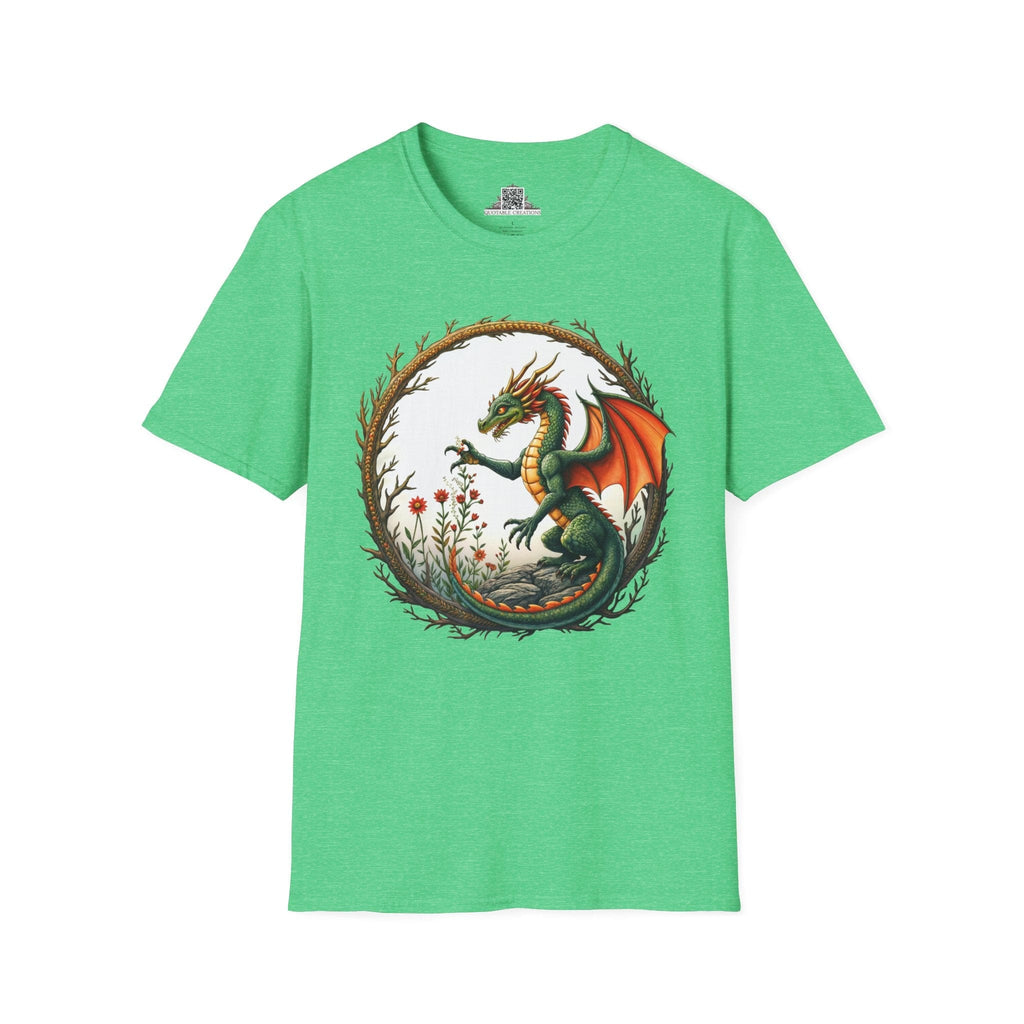 Printify T-Shirt S / Heather Irish Green Blossomwing - Dragons & Magic T-Shirt