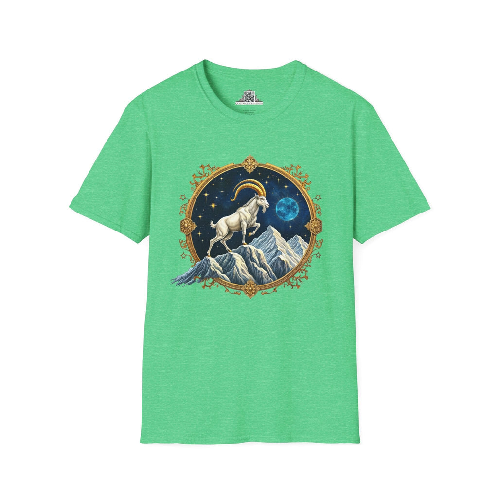 Printify T-Shirt S / Heather Irish Green Capricorn Zodiac Astrology - T-Shirt