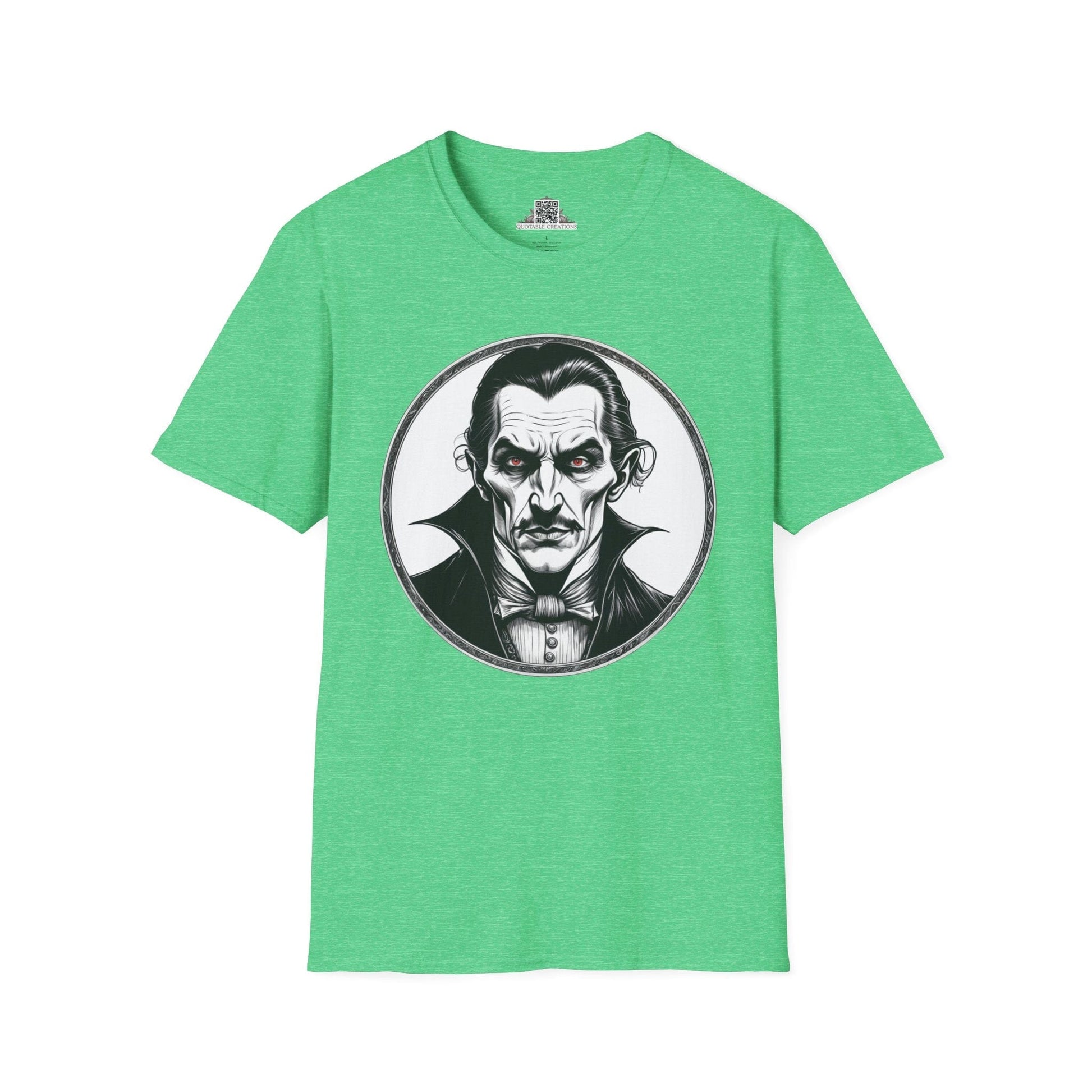 Printify T-Shirt S / Heather Irish Green Dracula Mysteries & Monsters - T-Shirt