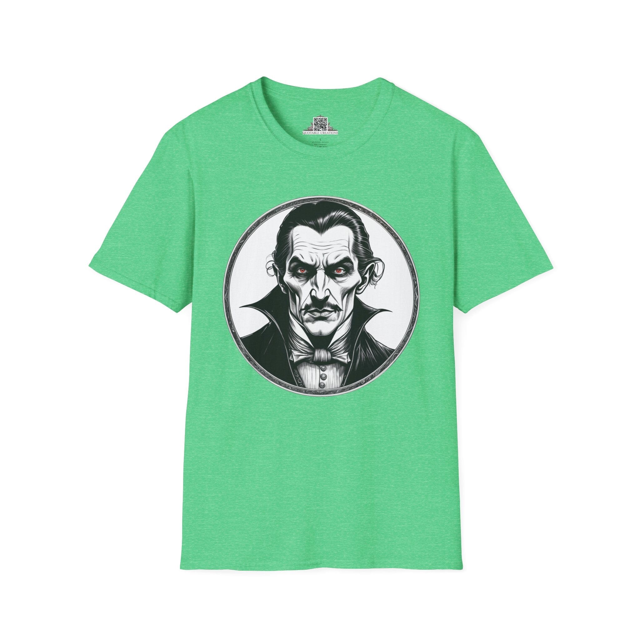 Printify T-Shirt S / Heather Irish Green Dracula Mysteries & Monsters - T-Shirt