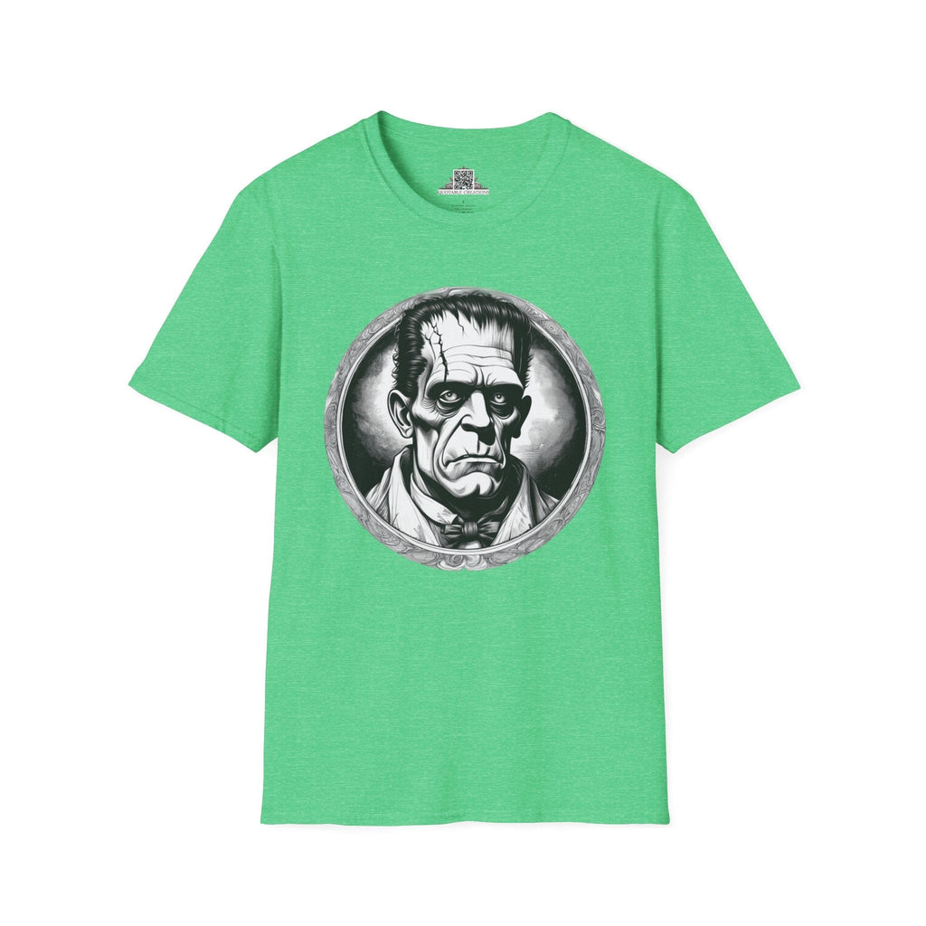 Printify T-Shirt S / Heather Irish Green Frankenstein Mysteries & Monsters T-Shirt