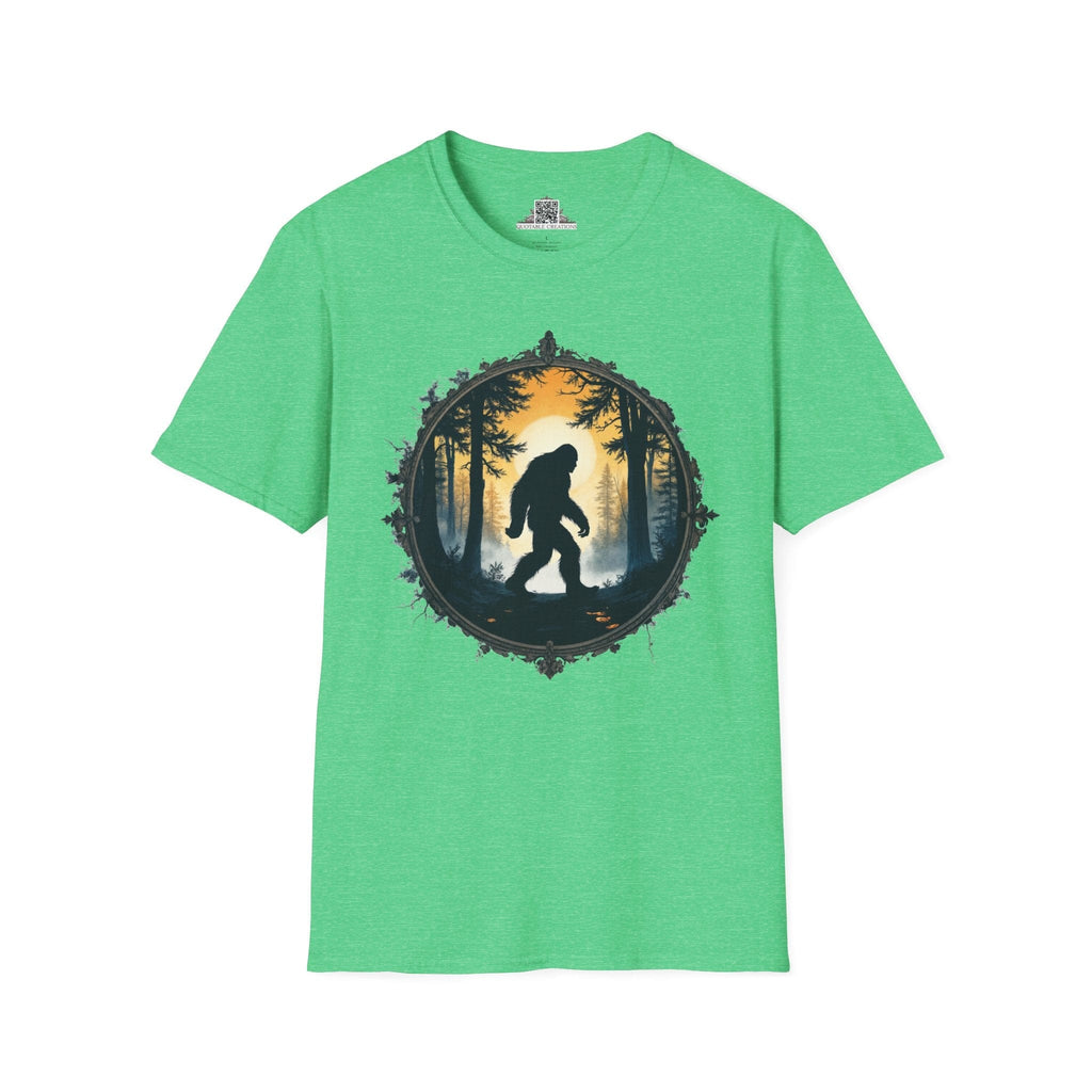 Printify T-Shirt S / Heather Irish Green In Search of Sasquatch - Bigfoot & Legends T-Shirt