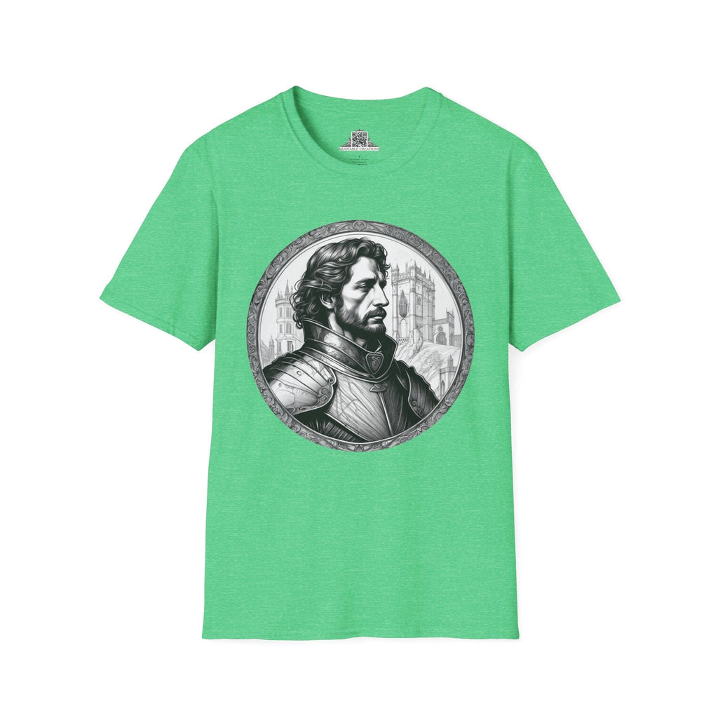 Printify T-Shirt S / Heather Irish Green Lancelot - Heroes & Quests T-Shirt