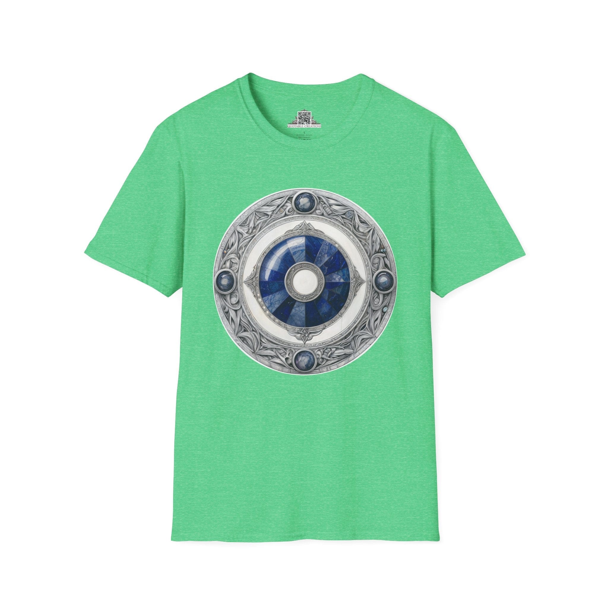 Printify T-Shirt S / Heather Irish Green Lapis Lazuli - Crystals & Gemstones T-Shirt