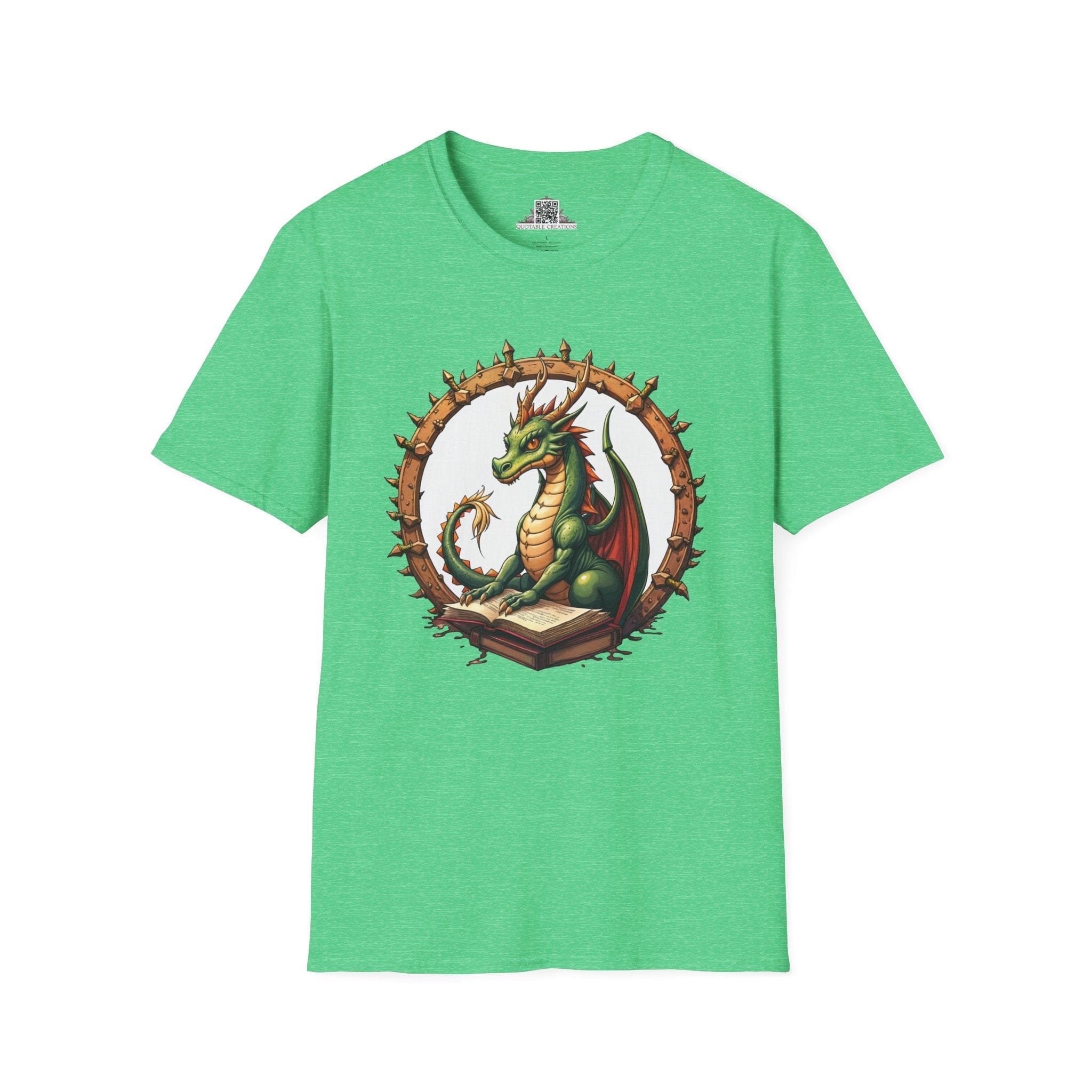Printify T-Shirt S / Heather Irish Green Lorekeeper - Dragons & Magic T-Shirt
