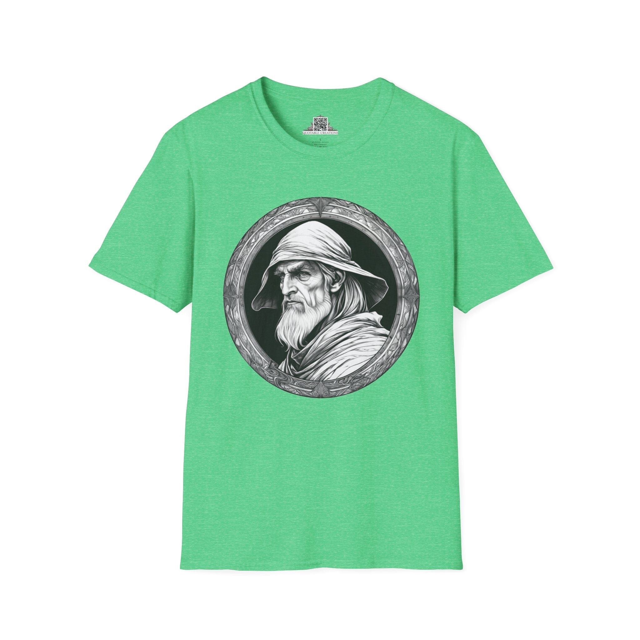 Printify T-Shirt S / Heather Irish Green Merlin Heroes & Quests - T-Shirt