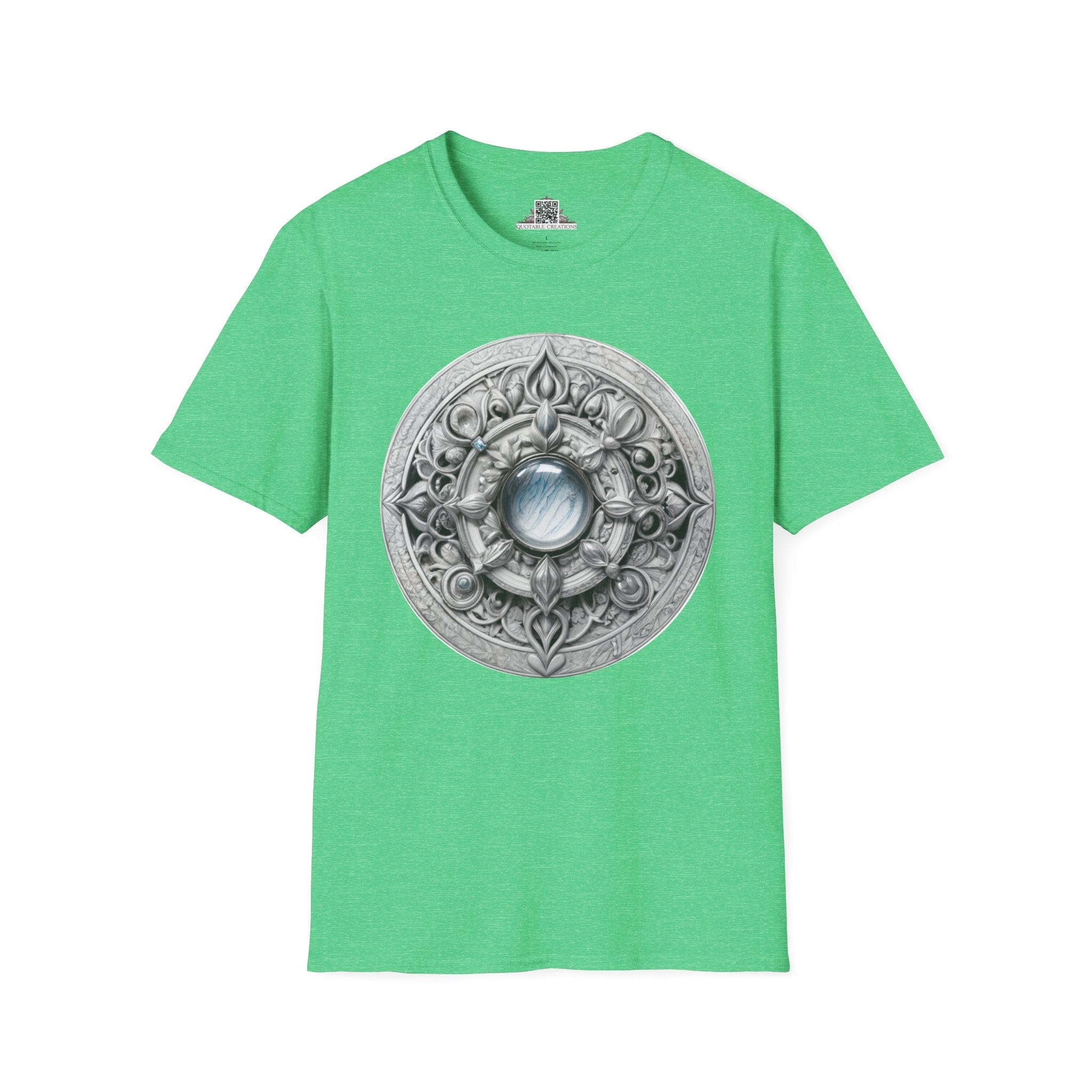 Printify T-Shirt S / Heather Irish Green Moonstone - Crystals & Gemstones T-Shirt