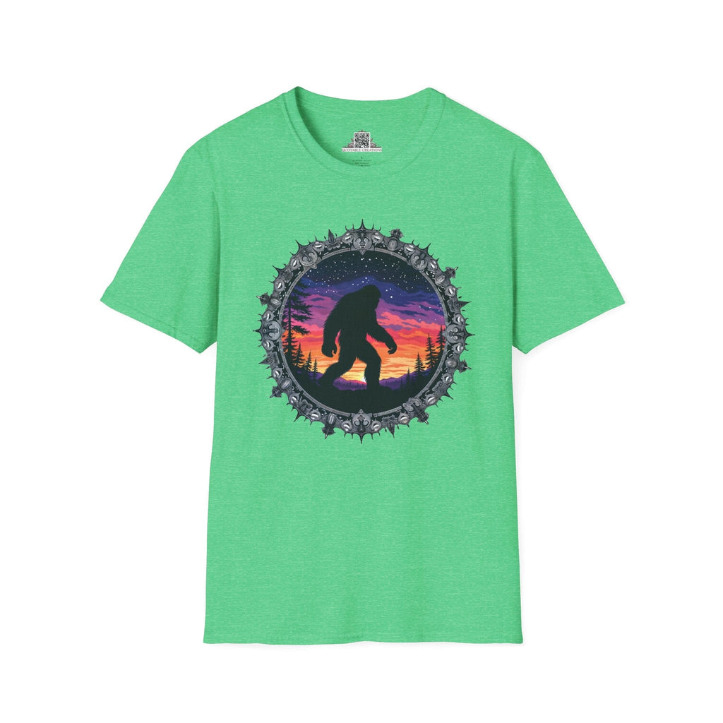 Printify T-Shirt S / Heather Irish Green Mythical & Mysterious - Bigfoot & Legends T-Shirt