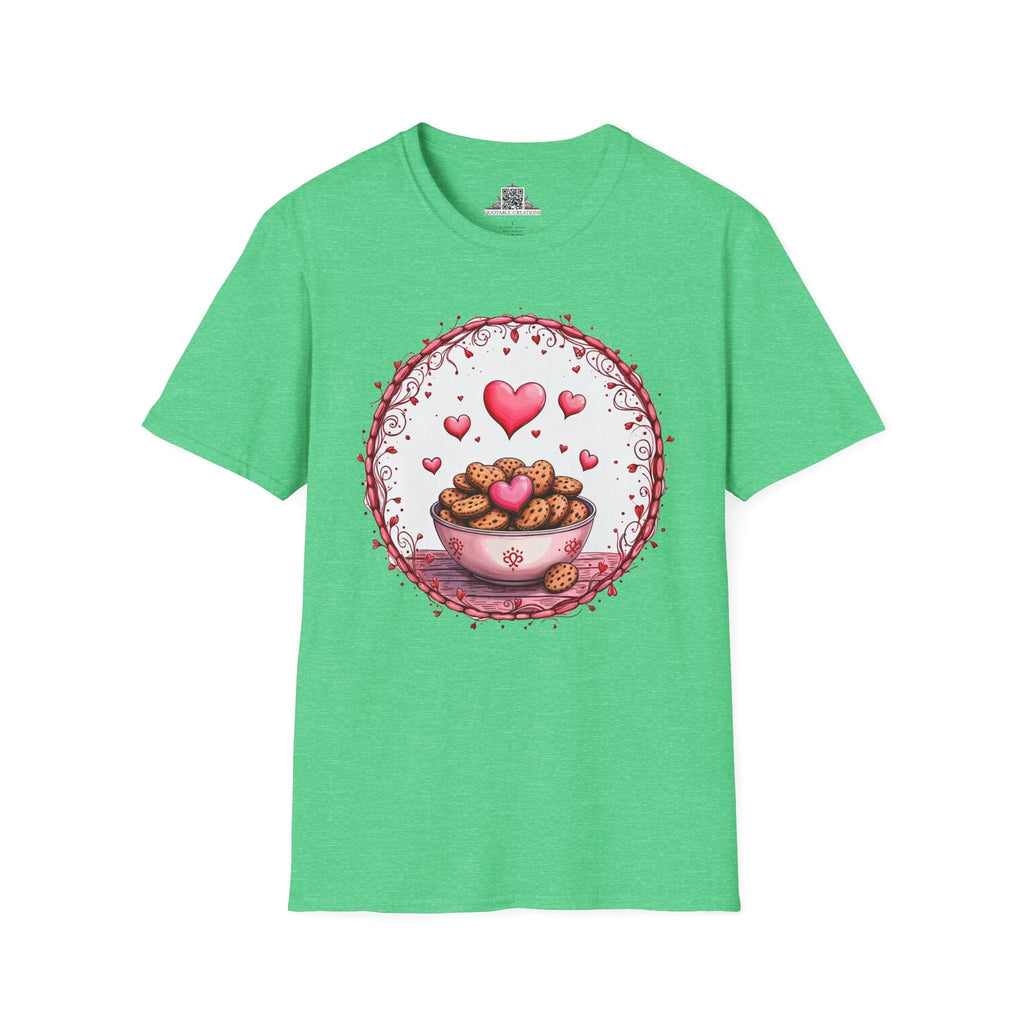 Printify T-Shirt S / Heather Irish Green Recipe for Love Cookies - Love & Fun T-Shirt
