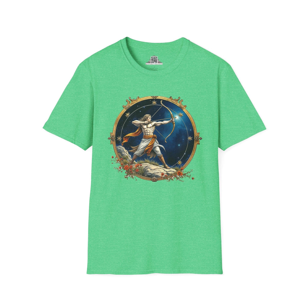 Printify T-Shirt S / Heather Irish Green Sagittarius Zodiac Astrology - T-Shirt
