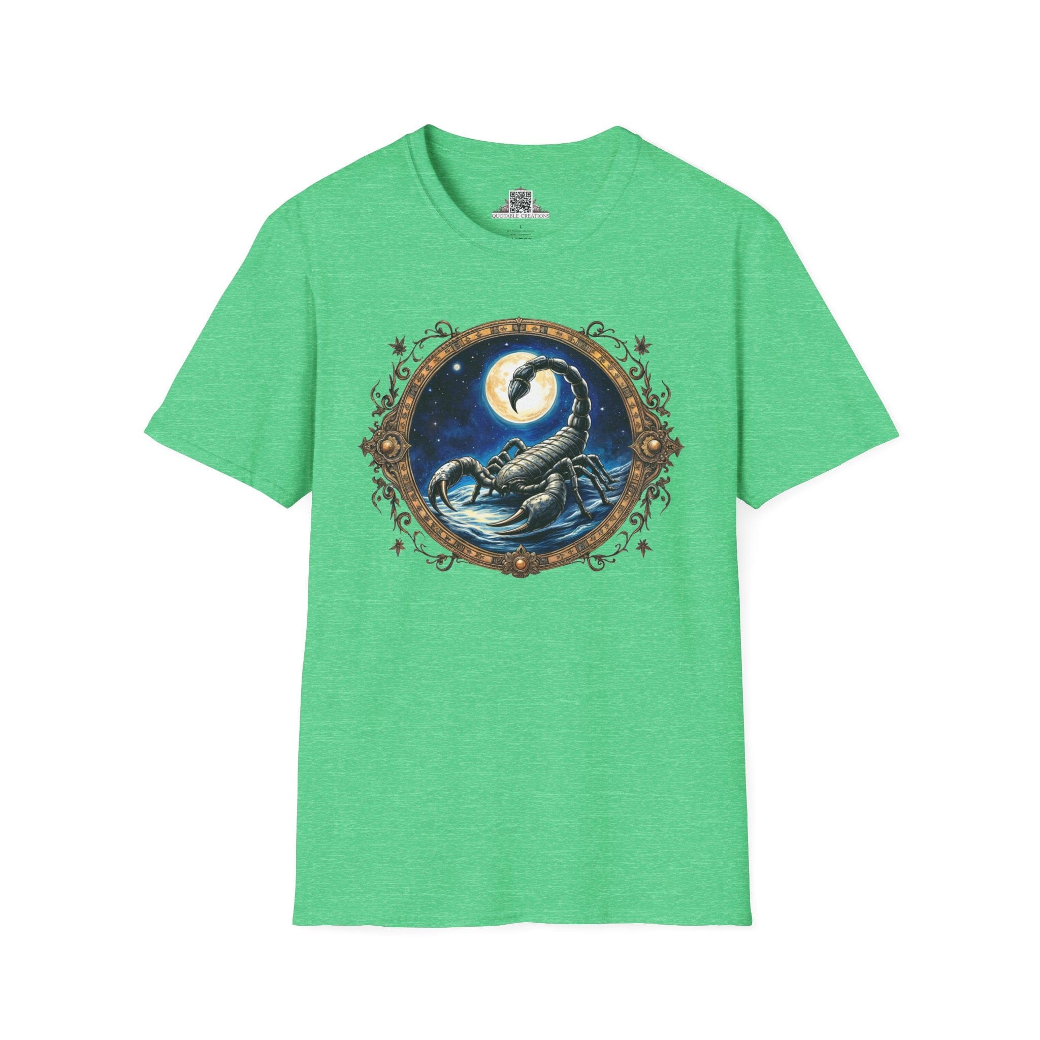 Printify T-Shirt S / Heather Irish Green Scorpio Zodiac & Astrology - T-Shirt
